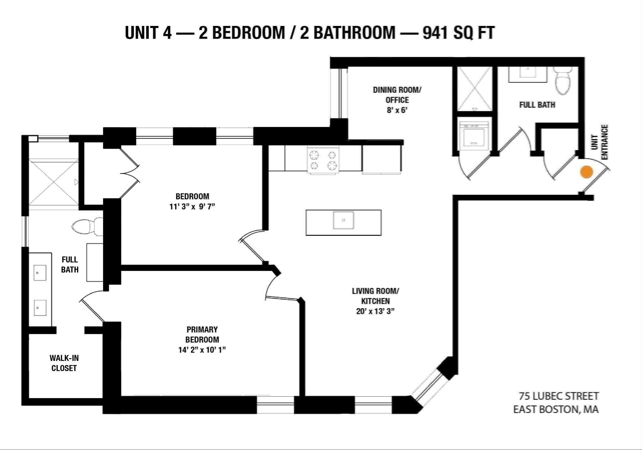 Condominium at 75 Lubec # 4, Boston MA 02128, photo 19 of 22