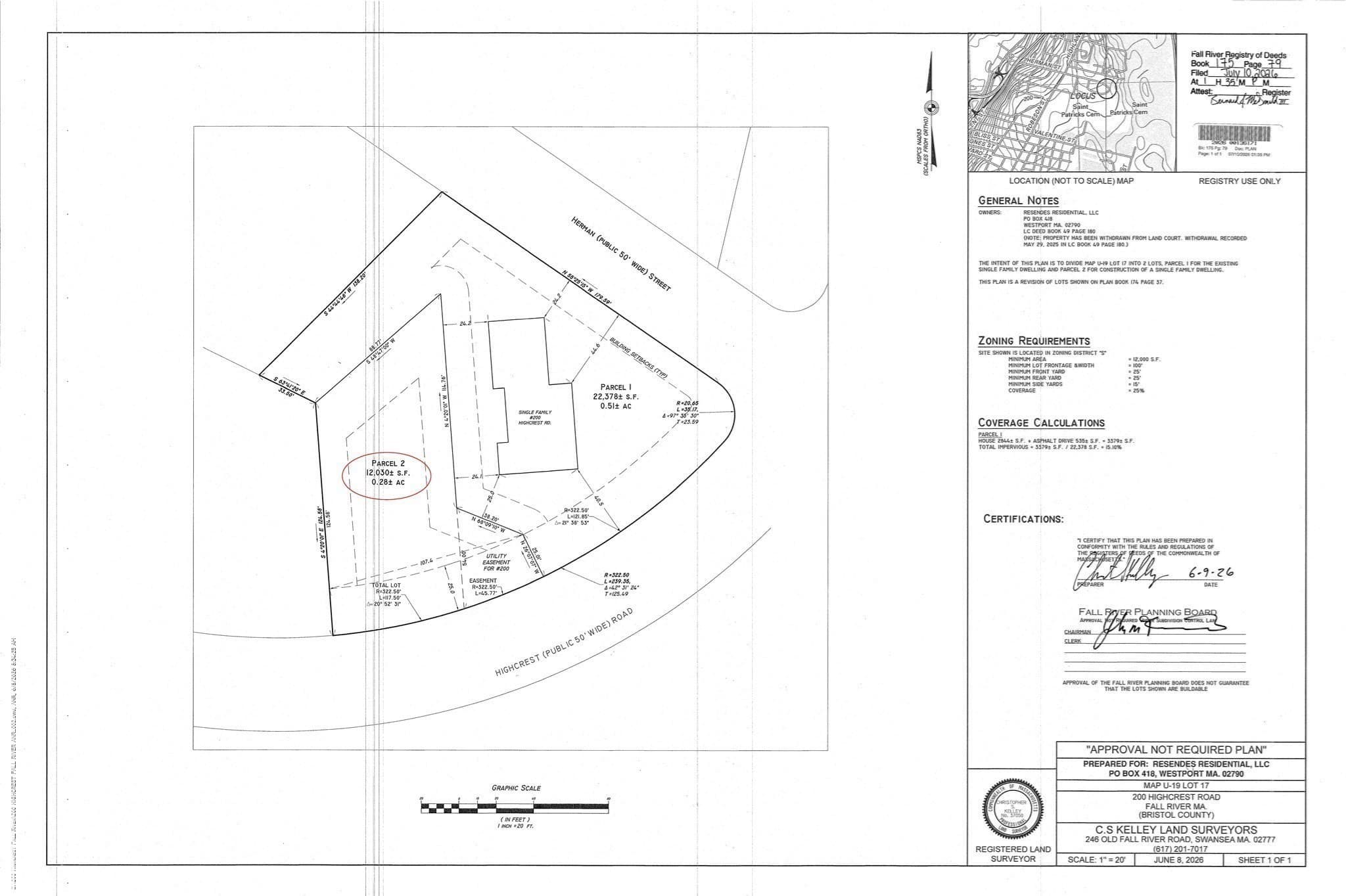 Parcel 2 Highcrest Rd, Fall River MA 02720