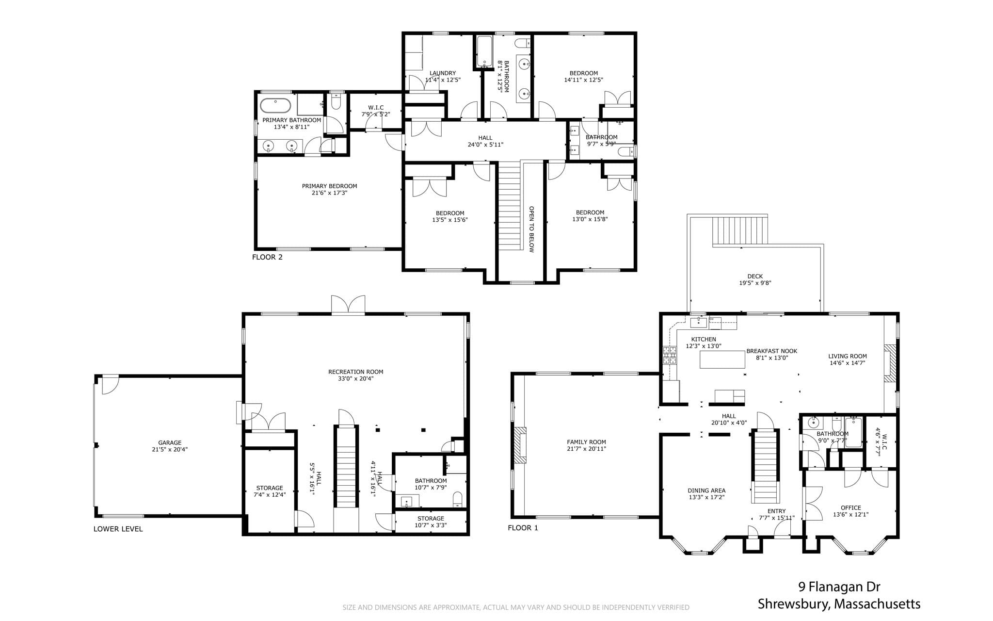 Single Family Residence at 9 Flanagan Dr, Shrewsbury MA 01545, Shrewsbury, photo 38 of 38