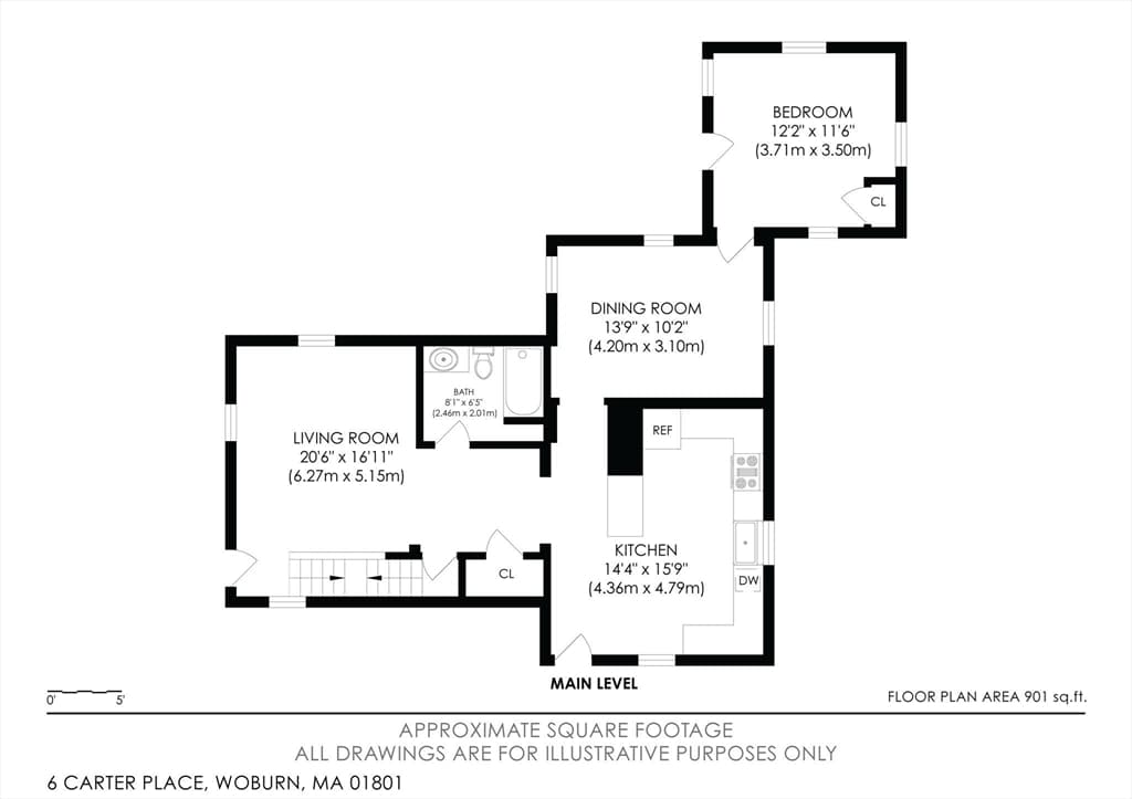 Single Family Residence at 6 Carter Pl, Woburn MA 01801, Woburn, photo 32 of 42
