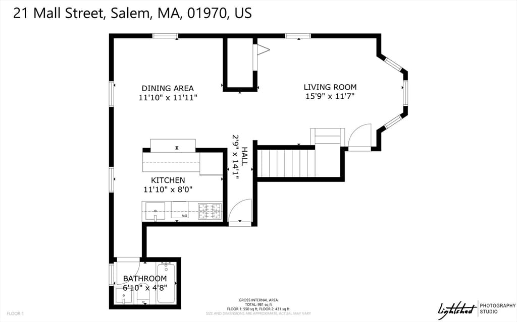 Condominium at 21 Mall St # 2, Salem MA 01970, Salem, photo 31 of 33