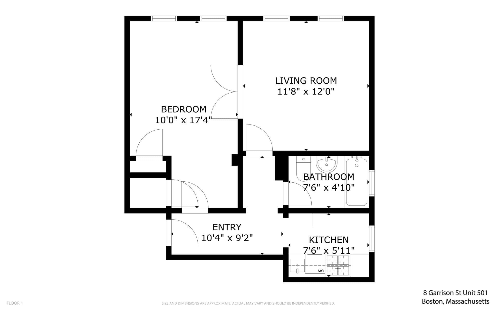 Condominium at 8 Garrison St # 501, Boston MA 02116, photo 39 of 39