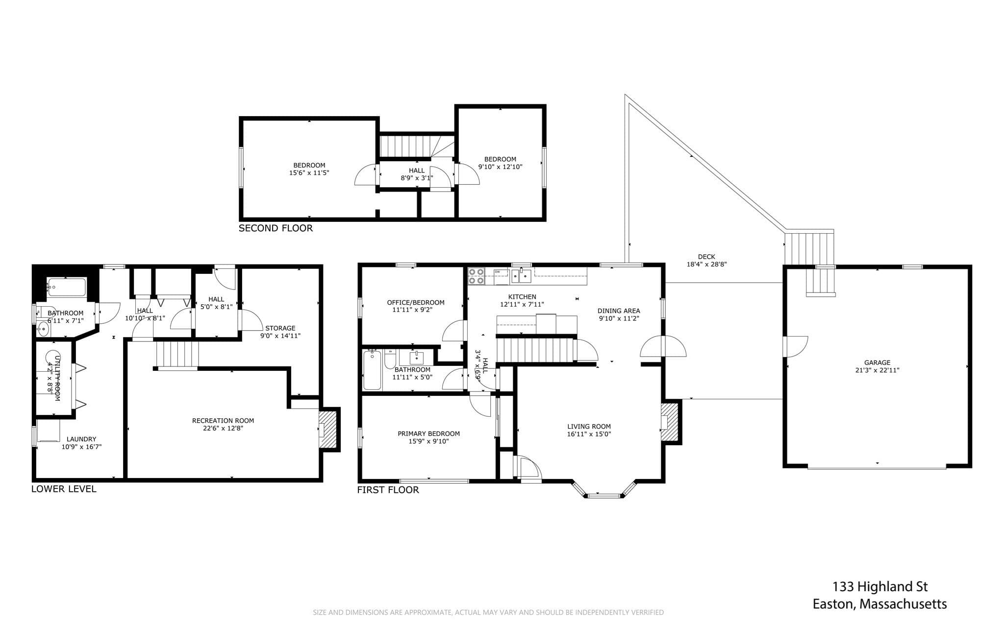 Single Family Residence at 133 Highland Street, Easton MA 02375, Easton, photo 35 of 35