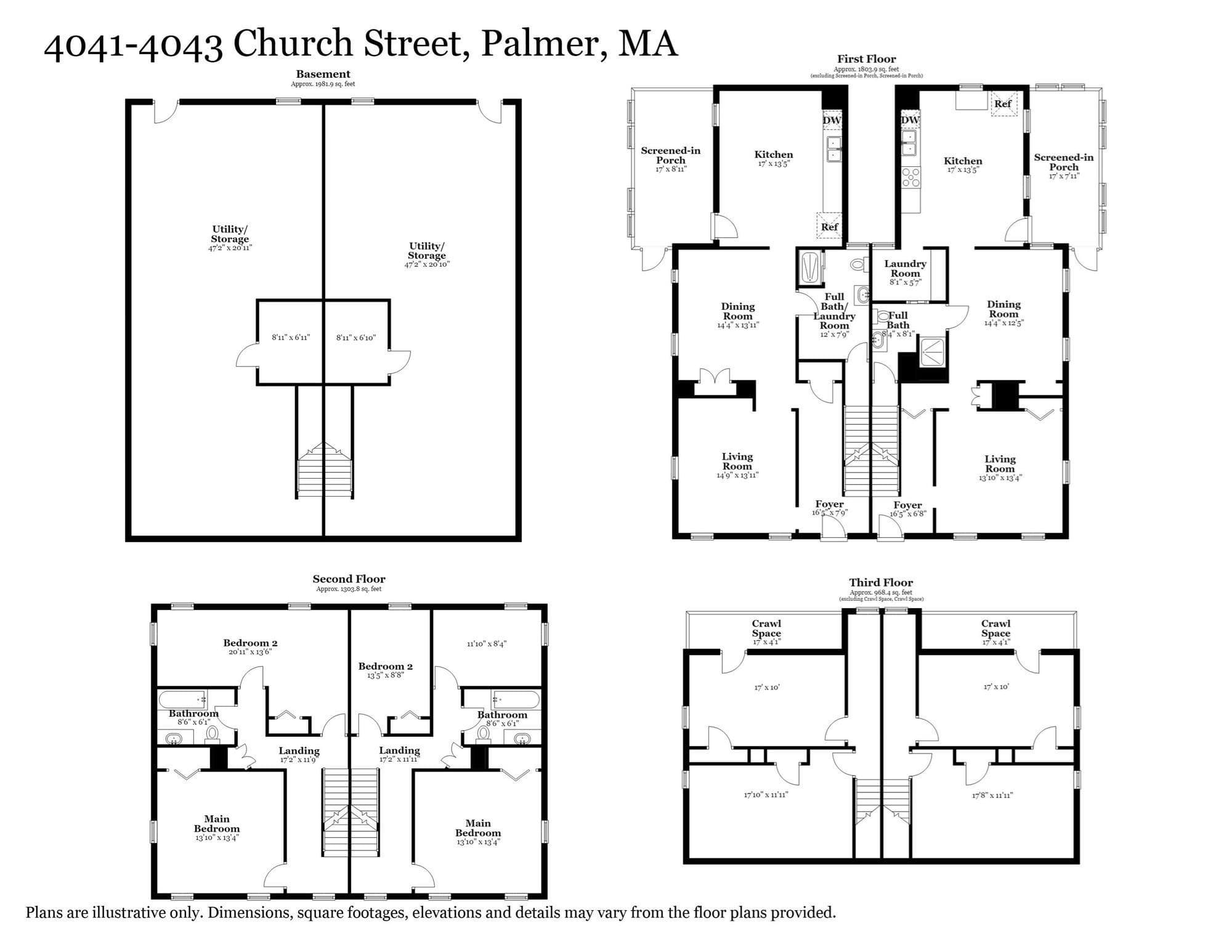 2 Family - 2 Units Side by Side at 4041-4043 Church Street, Palmer MA 01079, Palmer, photo 14 of 41