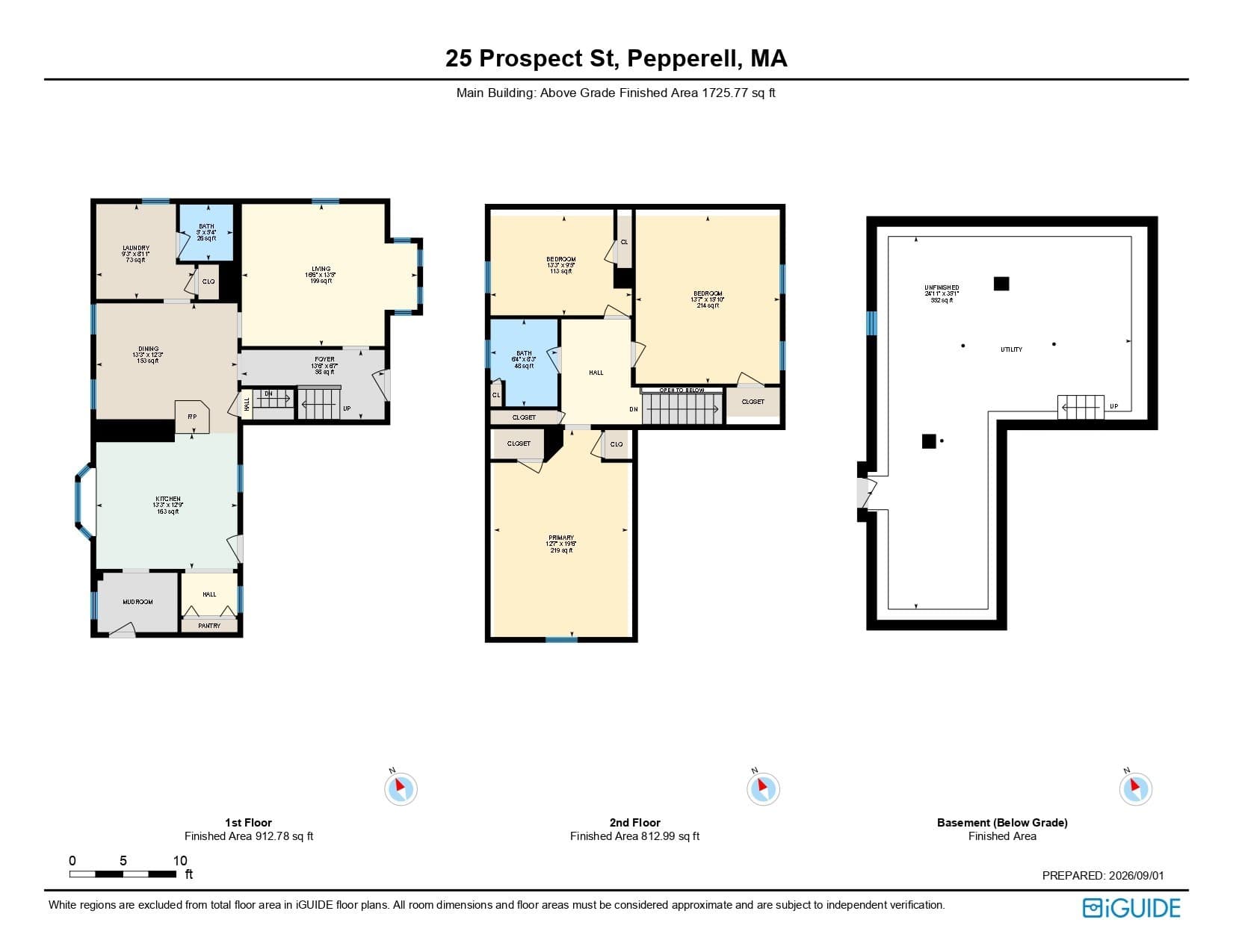 Single Family Residence at 25 Prospect St, Pepperell MA 01463, Pepperell, photo 31 of 34