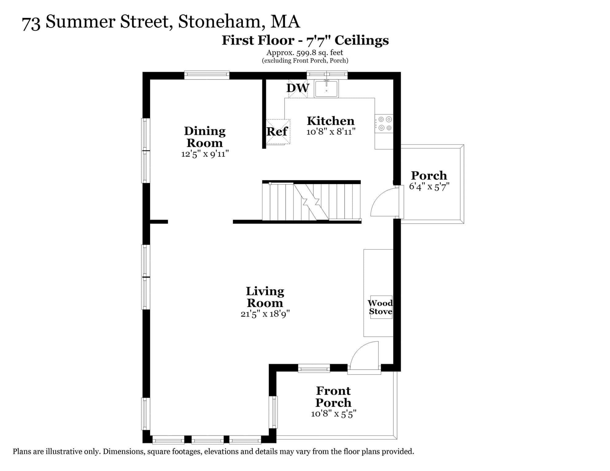 Single Family Residence at 73 Summer Street, Stoneham MA 02180, Stoneham, photo 35 of 36