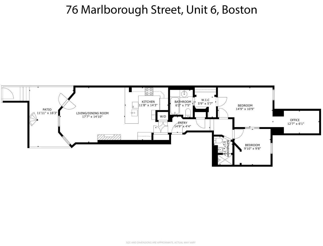 Condominium at 76 Marlborough Street # G6, Boston MA 02116, photo 25 of 25