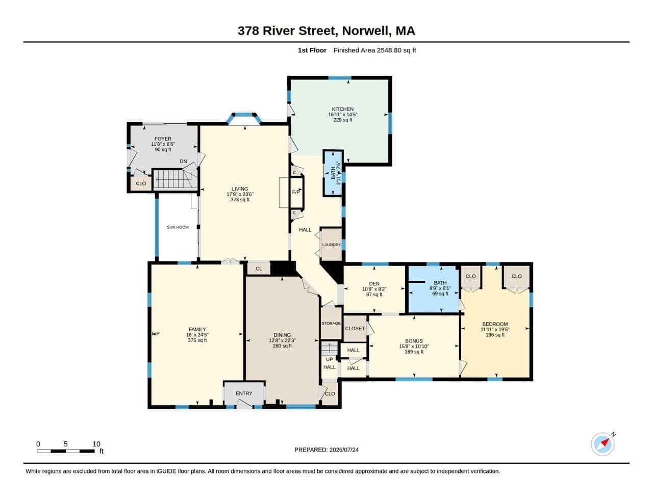 Single Family Residence at 378 River Street, Norwell MA 02061, Norwell, photo 41 of 42
