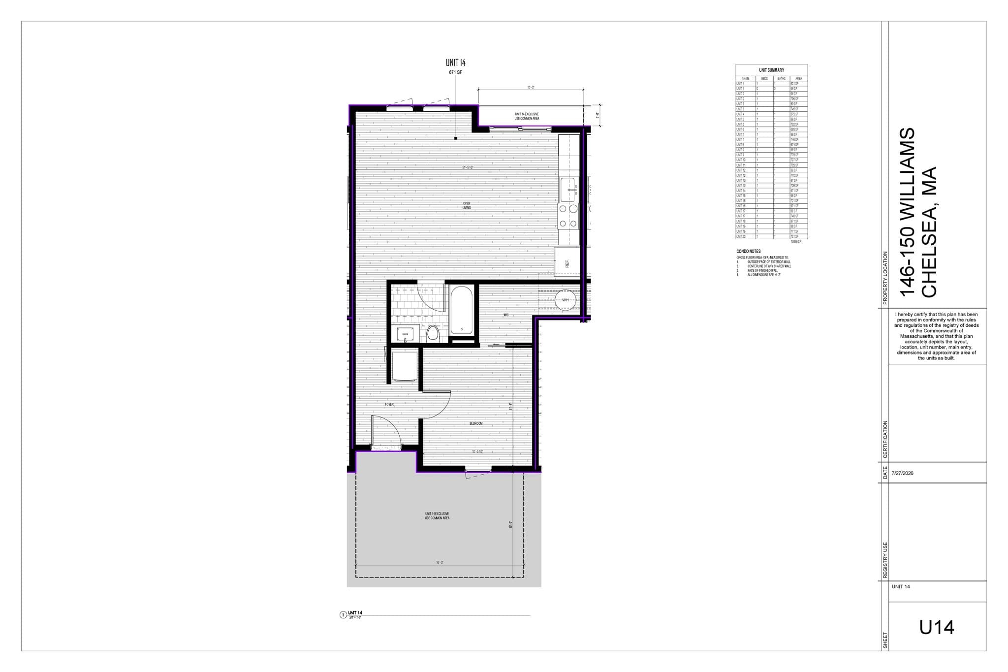 Condominium at 150 Williams # 14, Chelsea MA 02150, Chelsea, photo 15 of 15