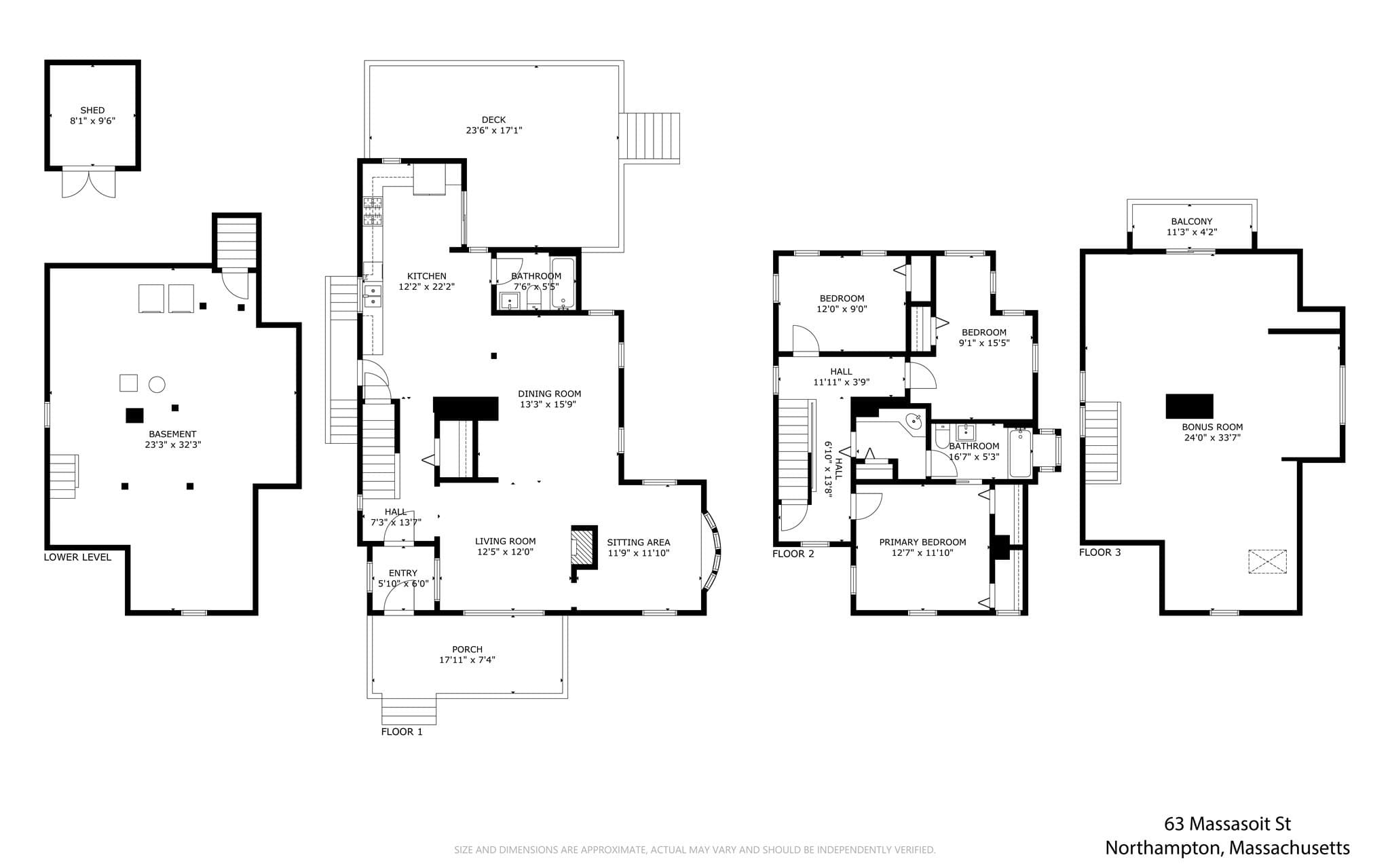 Single Family Residence at 63 Massasoit St, Northampton MA 01060, Northampton, photo 42 of 42