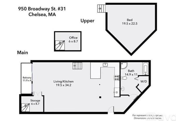 Condominium at 950 Broadway # 31, Chelsea MA 02150, Chelsea, photo 23 of 23