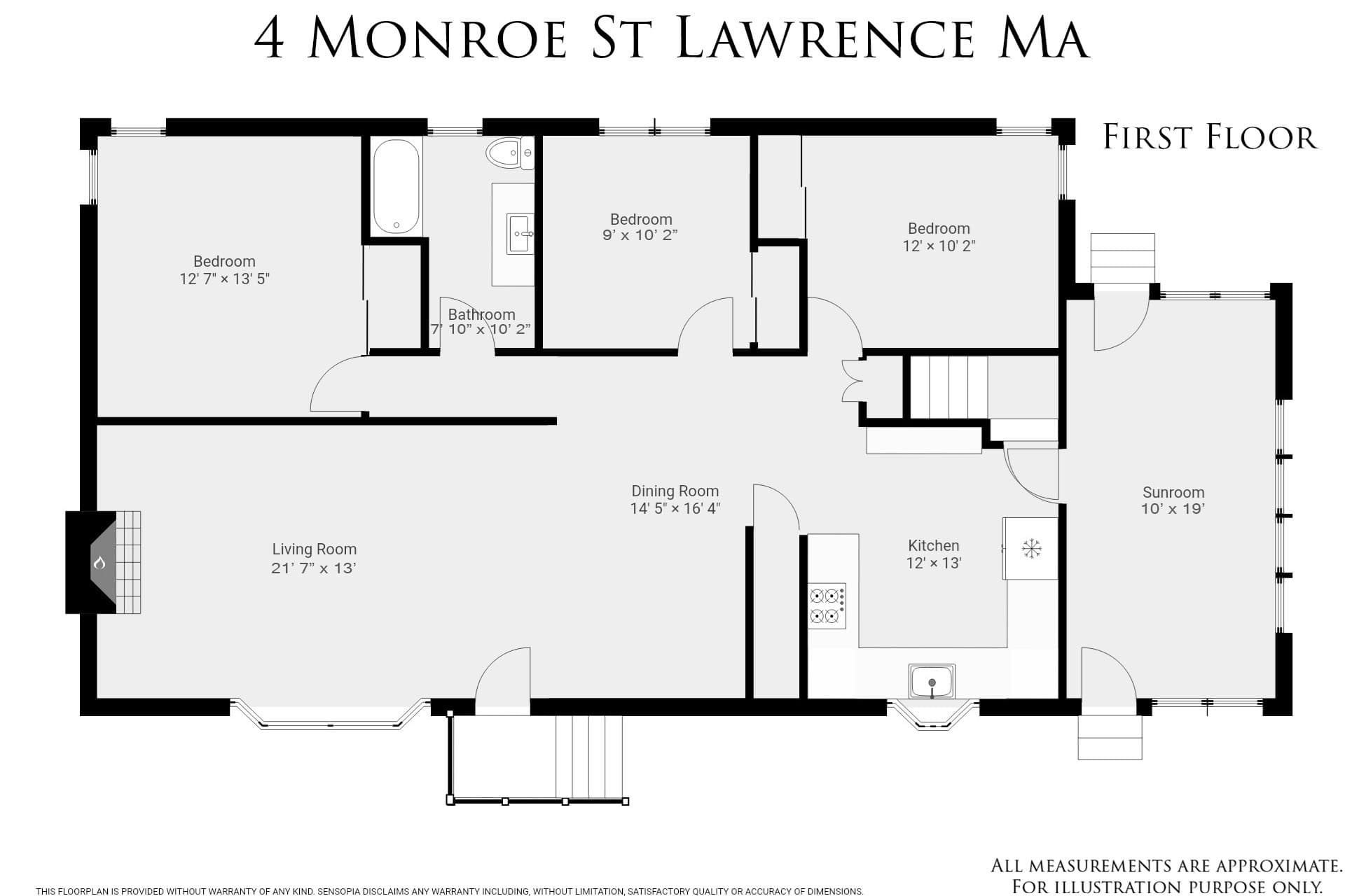 Single Family Residence at 4 Monroe St, Lawrence MA 01843, Lawrence, photo 41 of 42