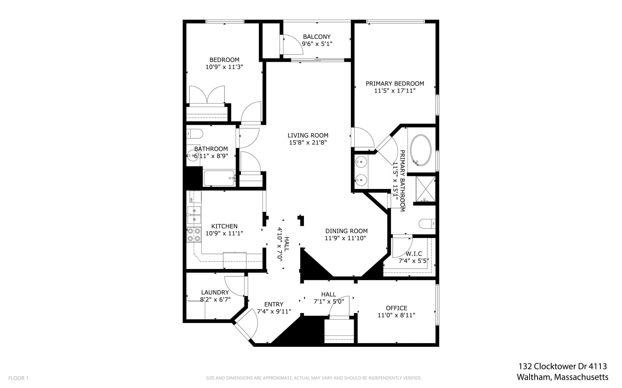 Condominium at 132 Clocktower Drive # 113, Waltham MA 02452, photo 27 of 27