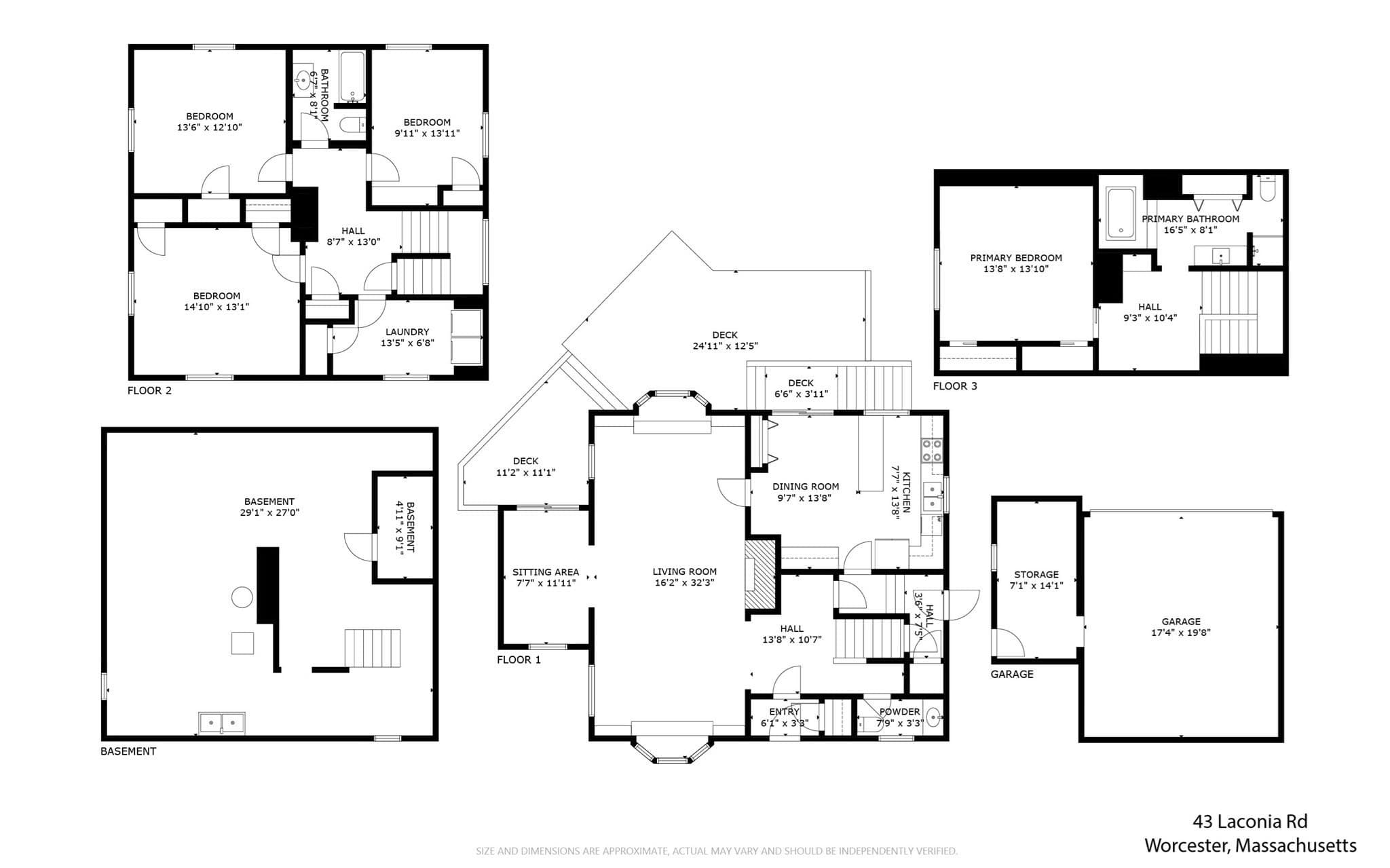 Single Family Residence at 43 Laconia Rd, Worcester MA 01609, Worcester, photo 37 of 37