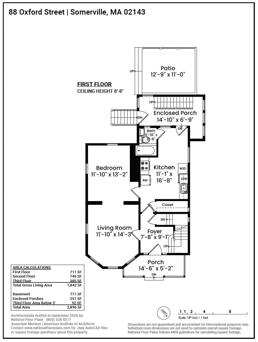 2 Family - 2 Units Up/Down at 88 Oxford Street, Somerville MA 02143, Somerville, photo 32 of 35