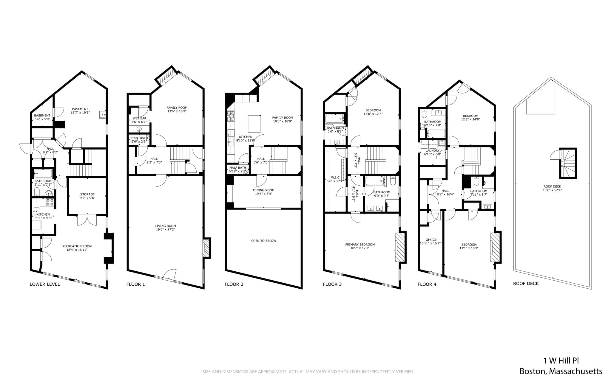 Single Family Residence at 1 West Hill Place, Boston MA 02114, photo 34 of 34