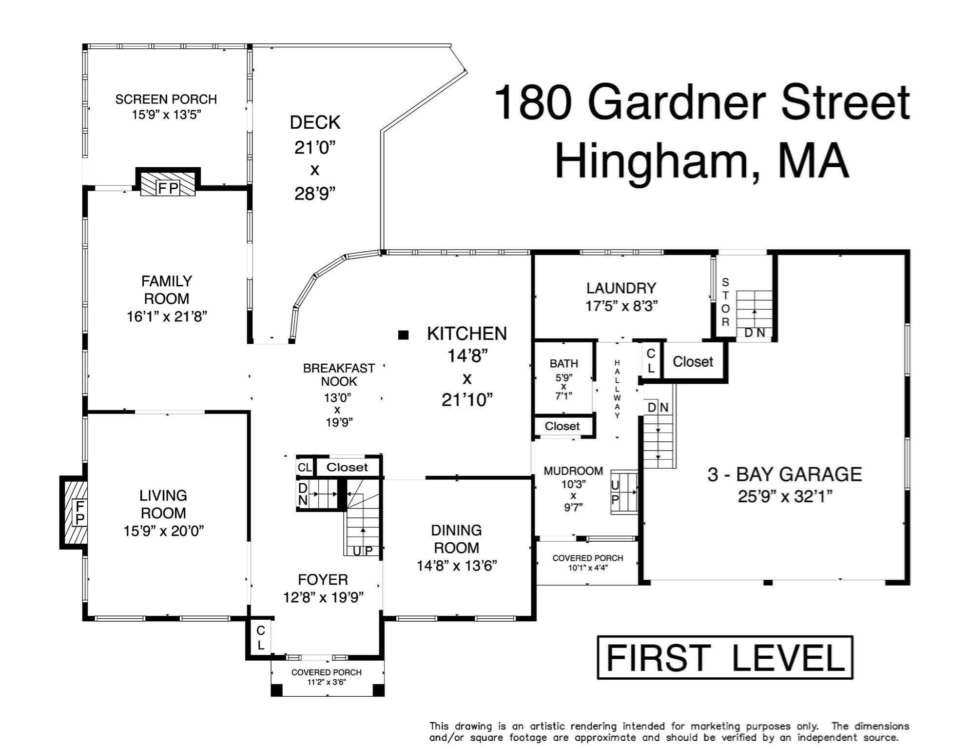 Single Family Residence at 180 Gardner, Hingham MA 02043, Hingham, photo 39 of 42