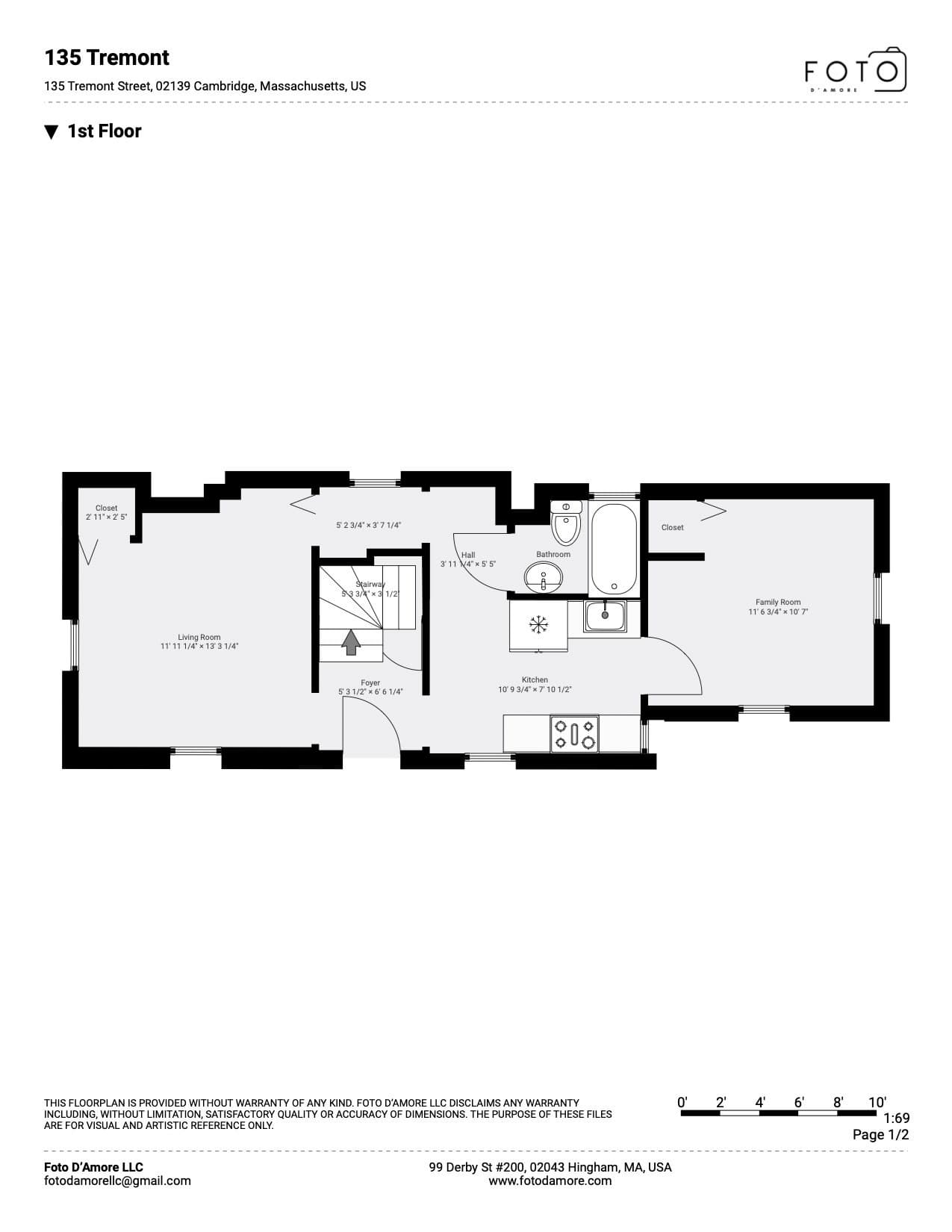 Single Family Residence at 135 Tremont St, Cambridge MA 02139, Cambridge, photo 18 of 19