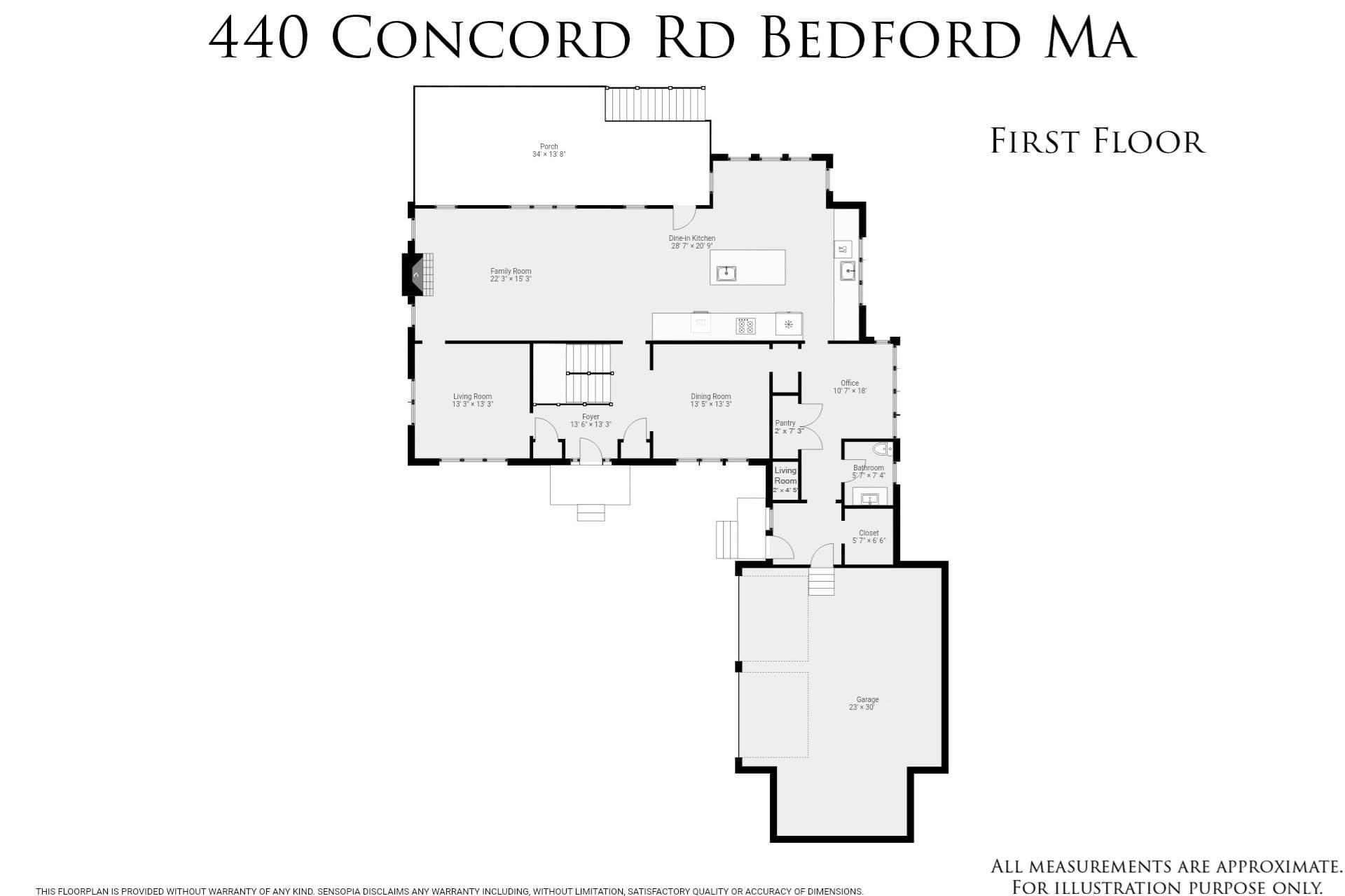 Single Family Residence at 440 Concord Road, Bedford MA 01730, Bedford, photo 40 of 42