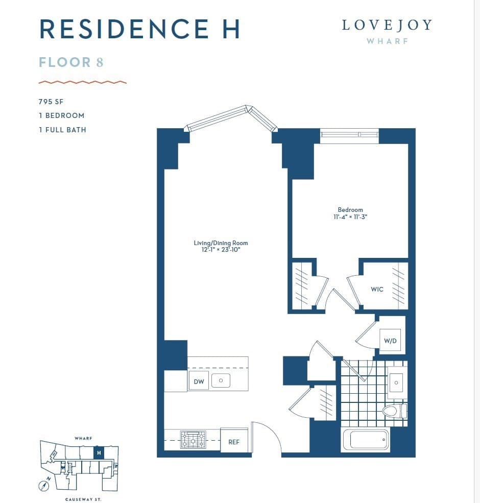 Condominium at 100 Lovejoy Wharf # H, Boston MA 02114, photo 28 of 28