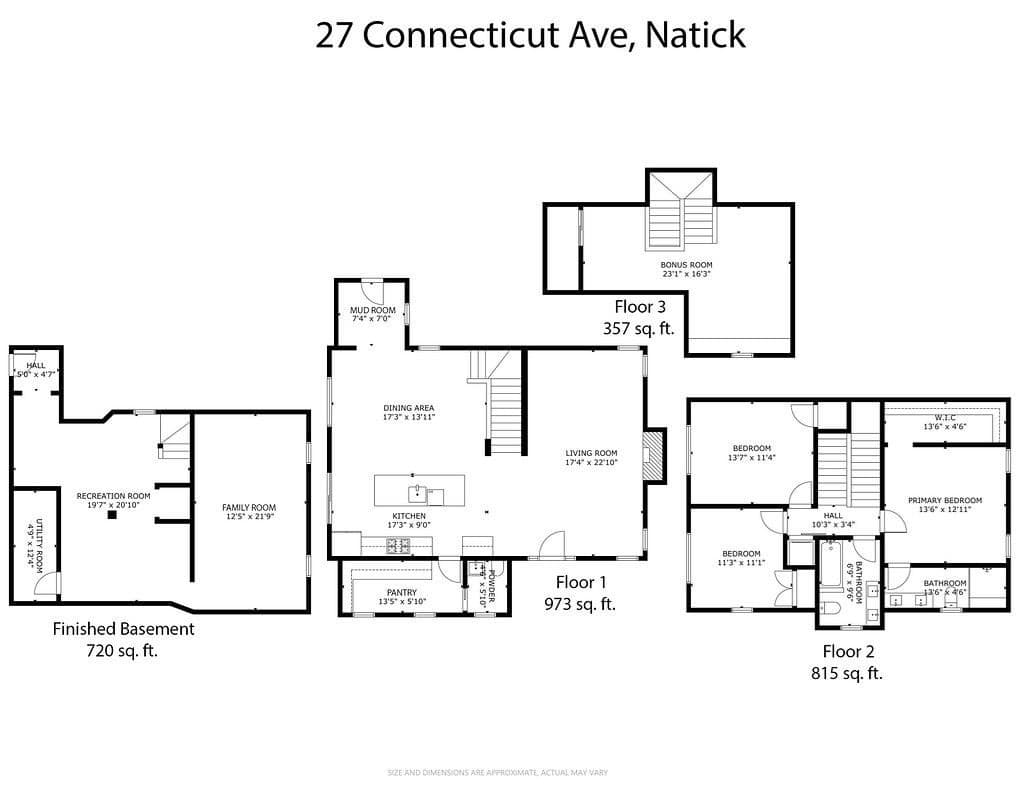 Single Family Residence at 27 Connecticut Ave, Natick MA 01760, Natick, photo 32 of 32