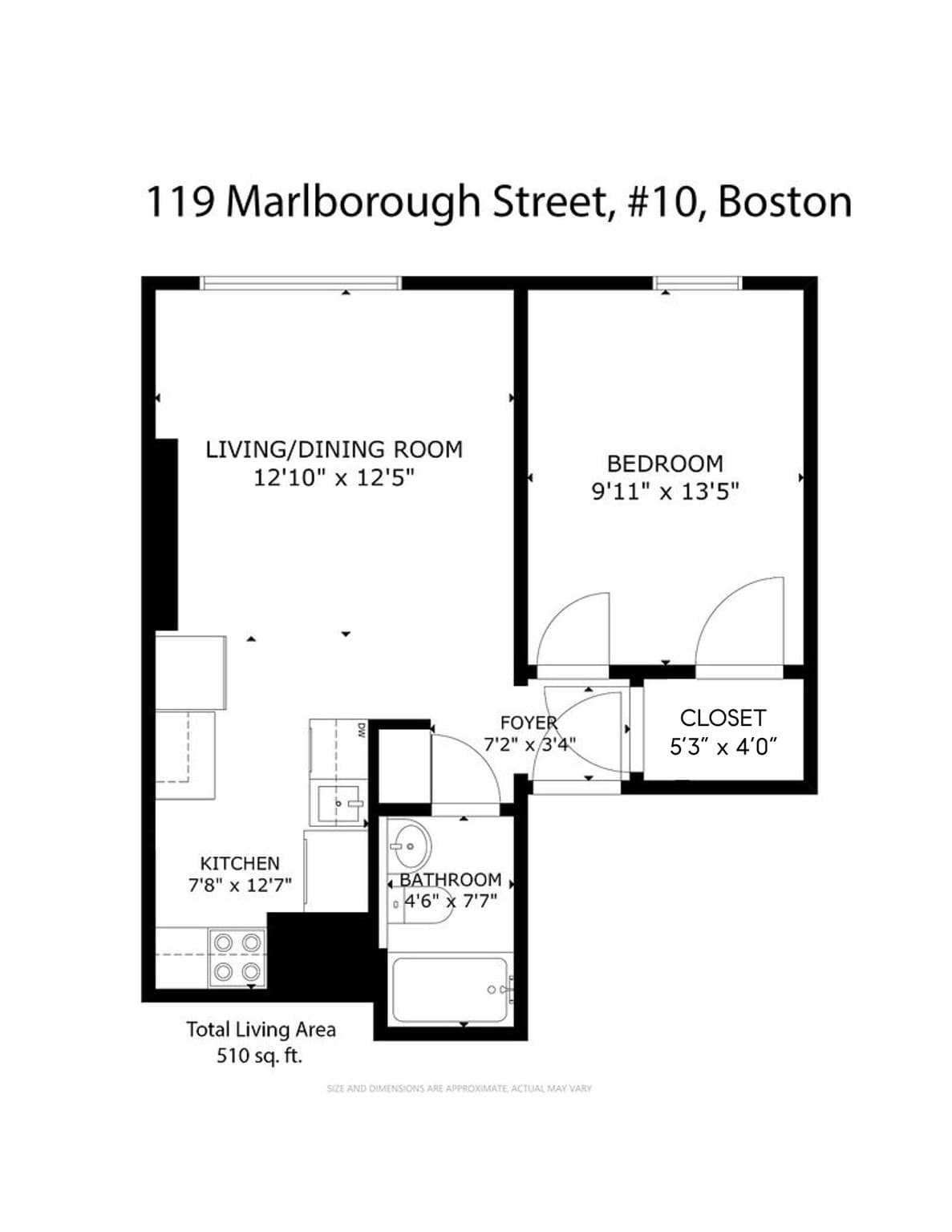 Condominium at 119 Marlborough St. # 10, Boston MA 02116, photo 15 of 15