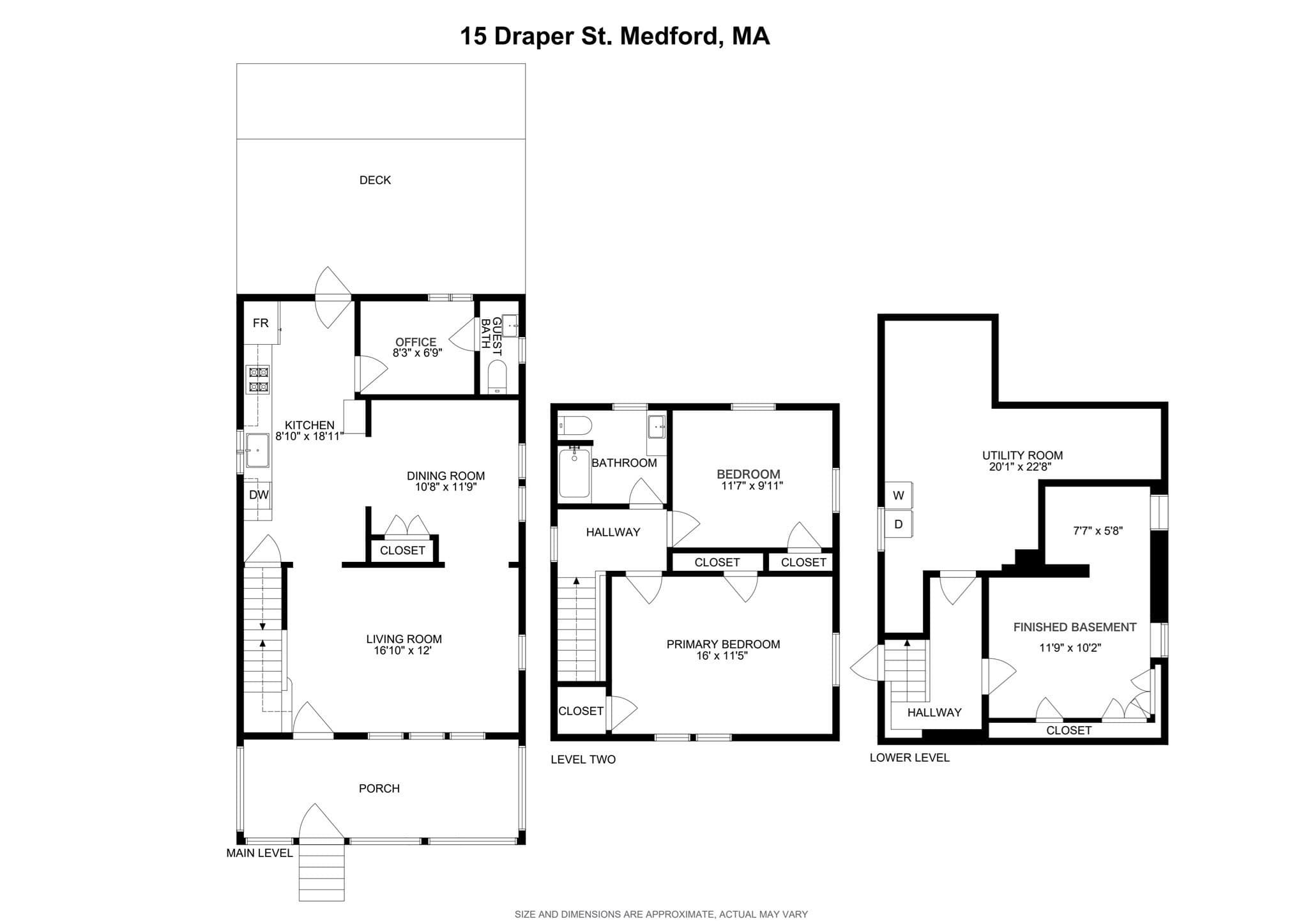 Single Family Residence at 15 Draper St, Medford MA 02155, Medford, photo 37 of 38