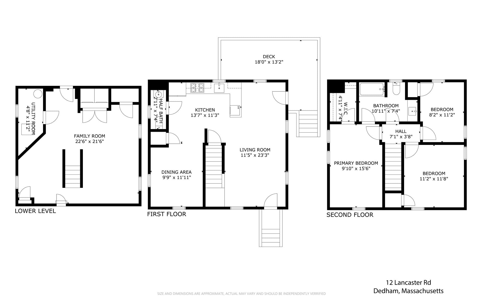 Single Family Residence at 12 Lancaster Rd, Dedham MA 02026, Dedham, photo 26 of 26