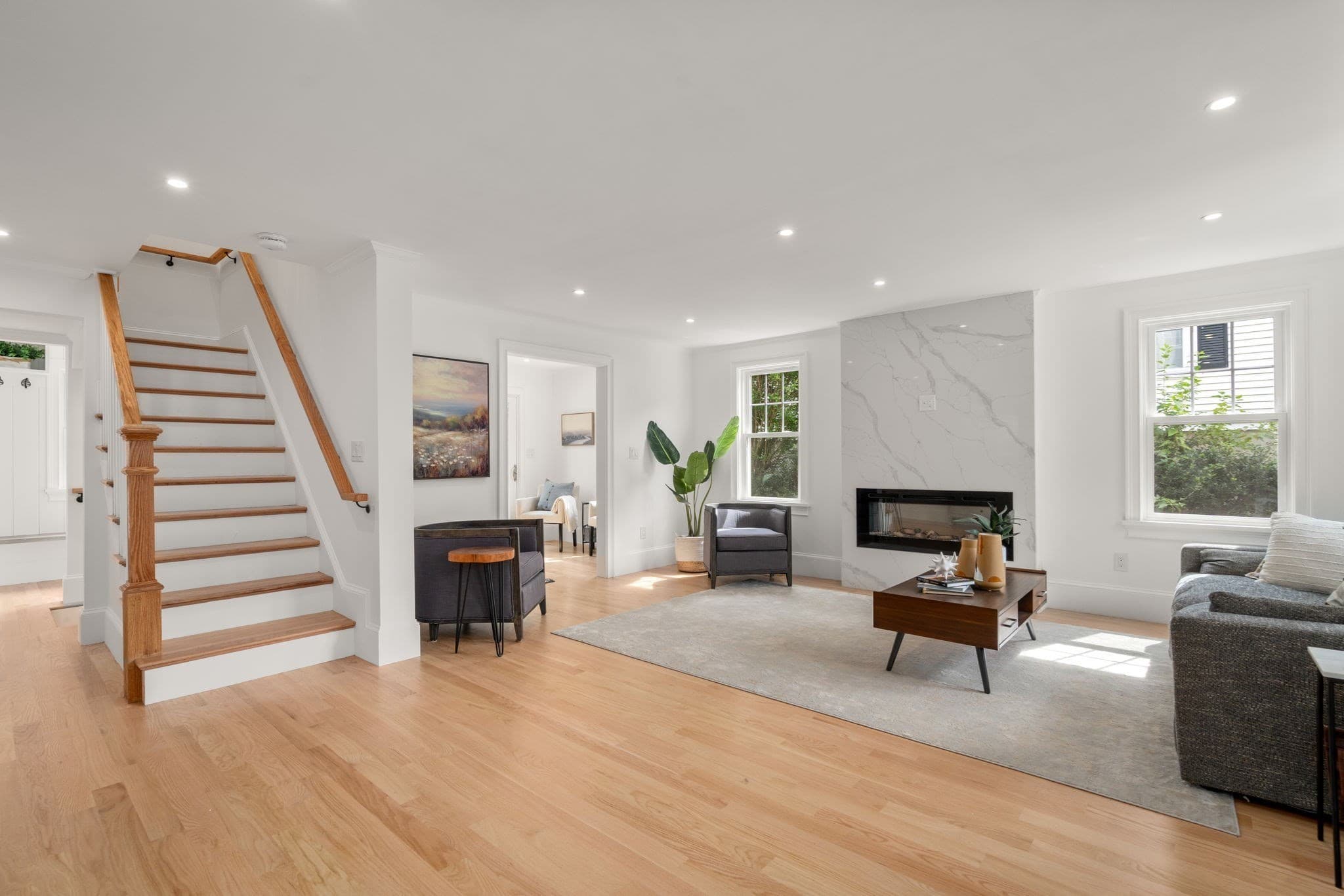 Single Family Residence at 46 Myrtle St, Newton MA 02465, photo 3 of 30