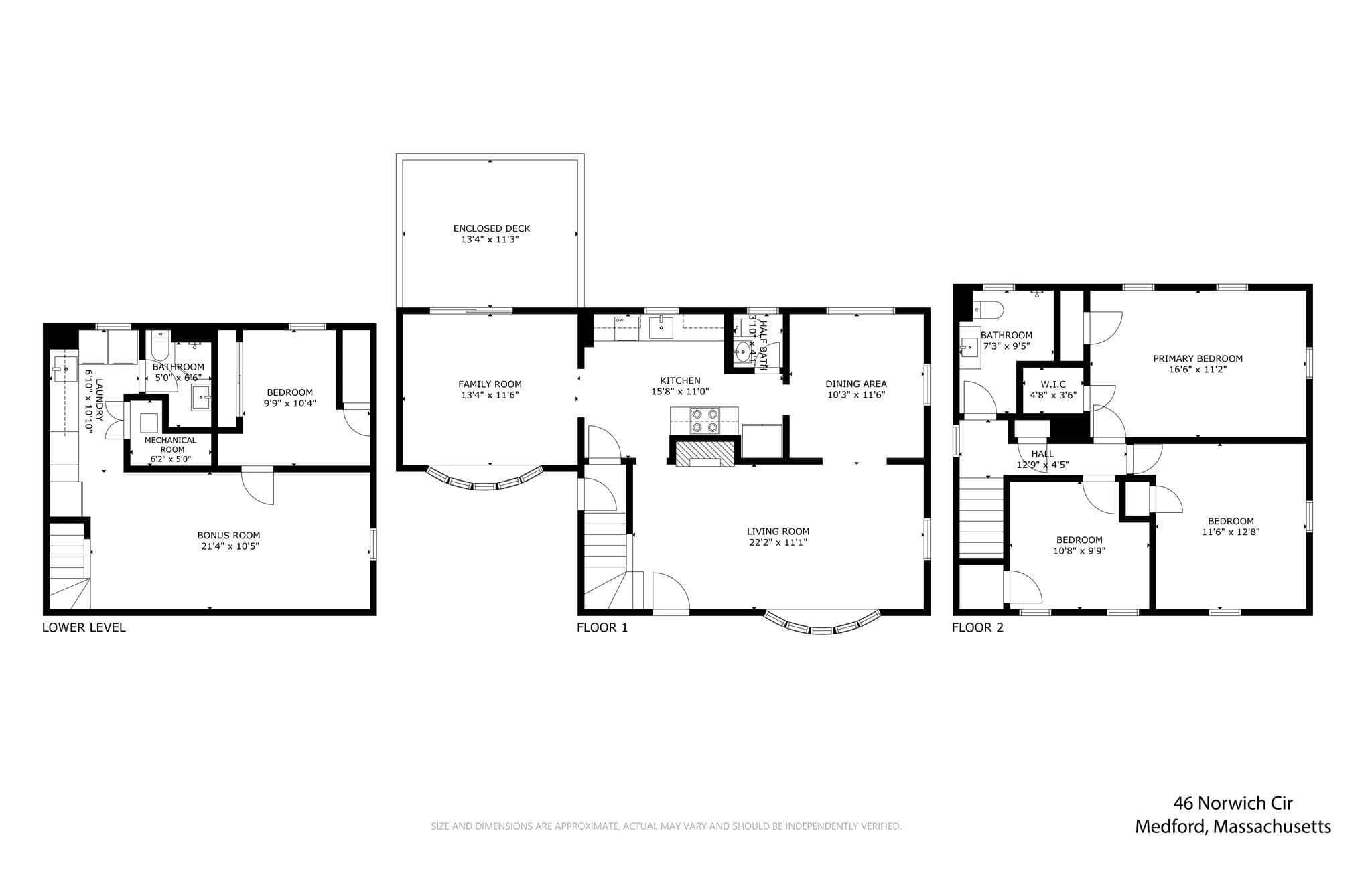 Single Family Residence at 46 Norwich Circle, Medford MA 02155, Medford, photo 37 of 37