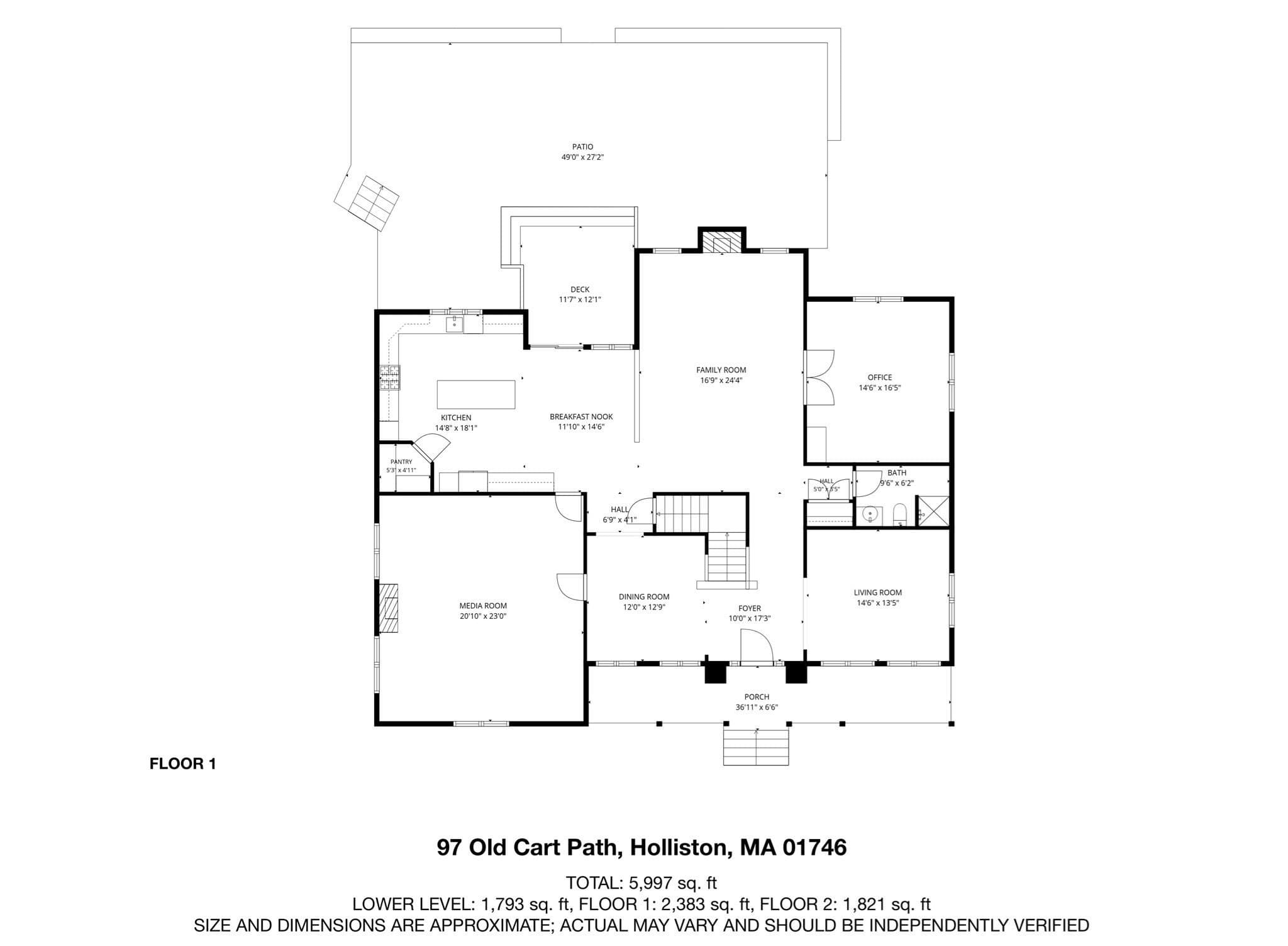 Single Family Residence at 97 Old Cart Path, Holliston MA 01746, Holliston, photo 38 of 40