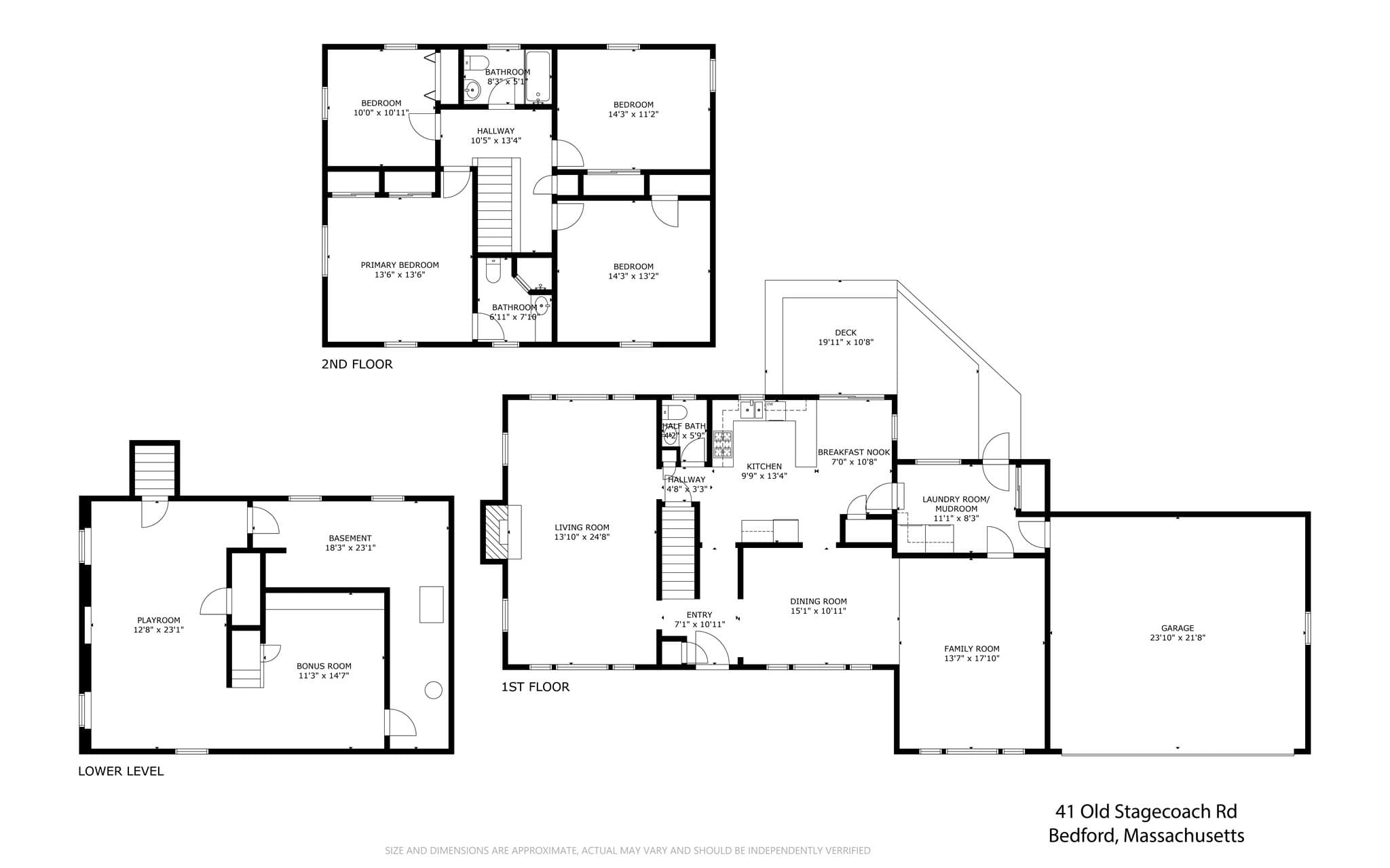 Single Family Residence at 41 Old Stagecoach Rd, Bedford MA 01730, Bedford, photo 34 of 34