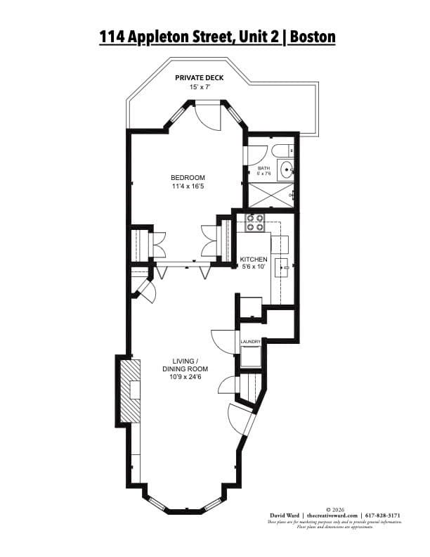 Condominium at 114 Appleton St # 2, Boston MA 02116, photo 15 of 15