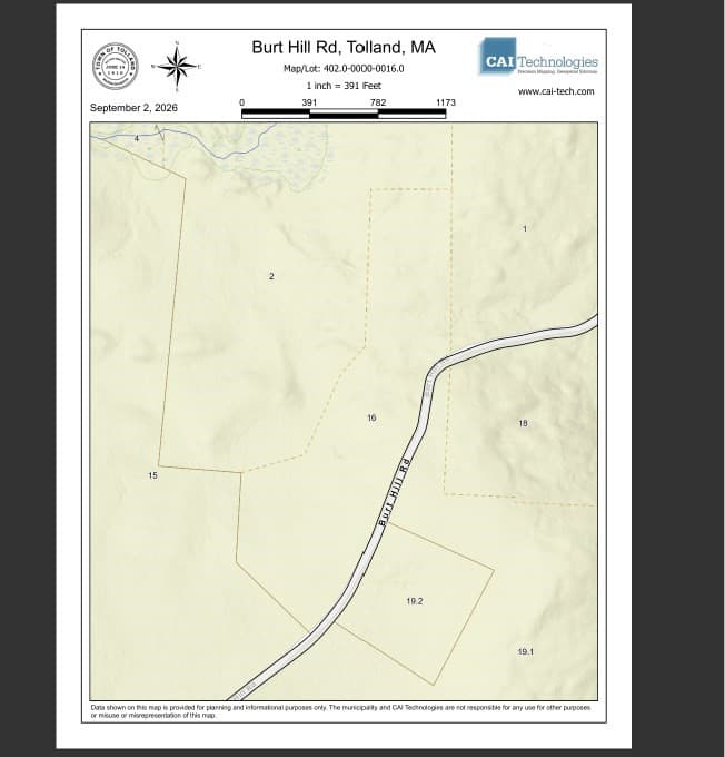 0 Burt Hill Rd Parcel 16, Tolland MA 01034