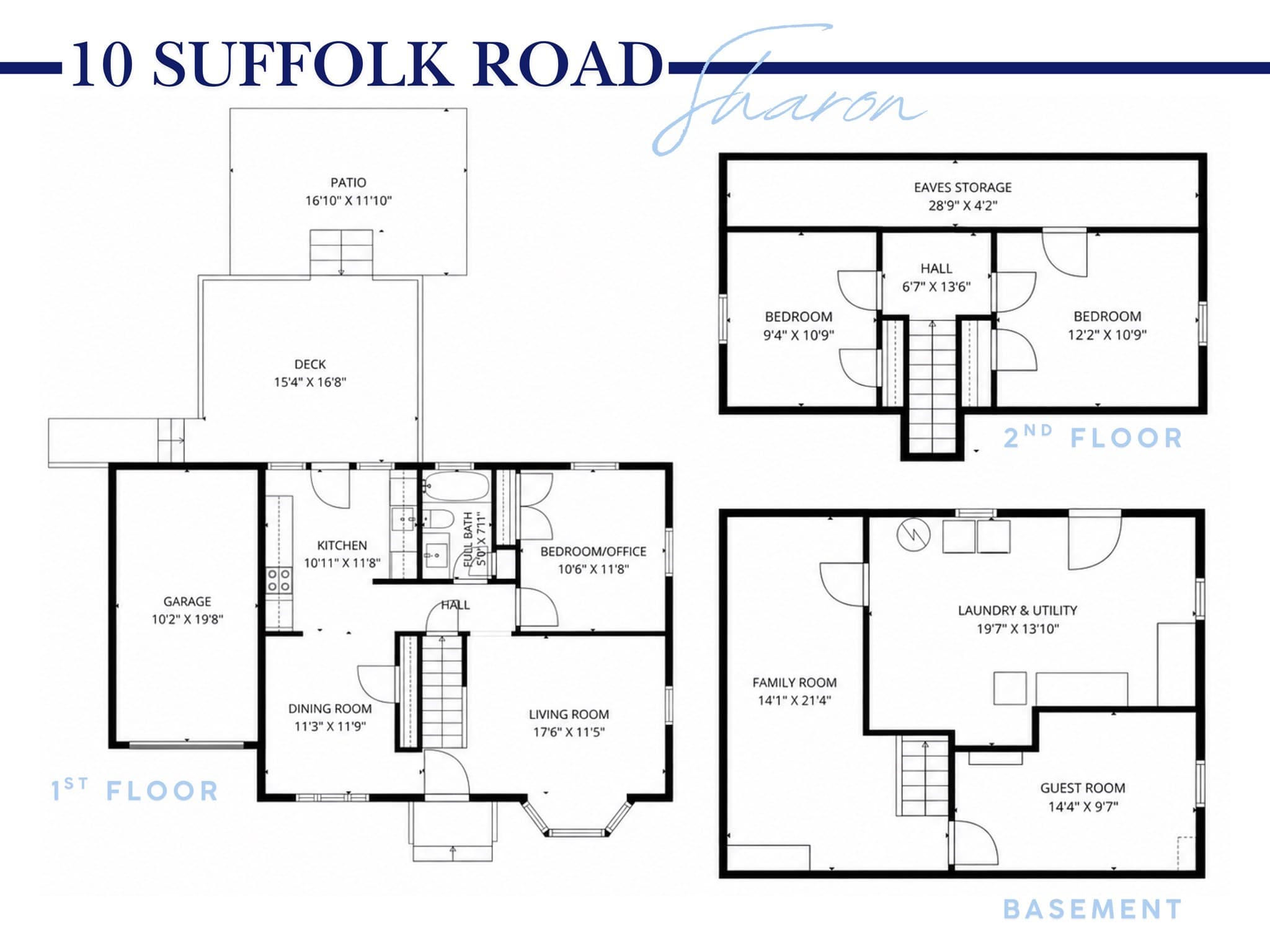 Single Family Residence at 10 Suffolk Rd, Sharon MA 02067, Sharon, photo 39 of 40