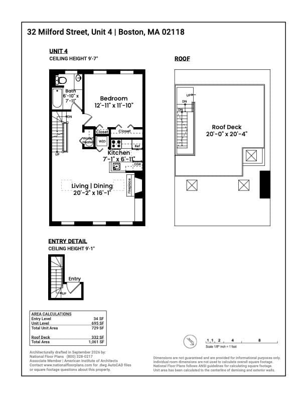 Condominium at 32 Milford PH, Boston MA 02118, photo 15 of 15