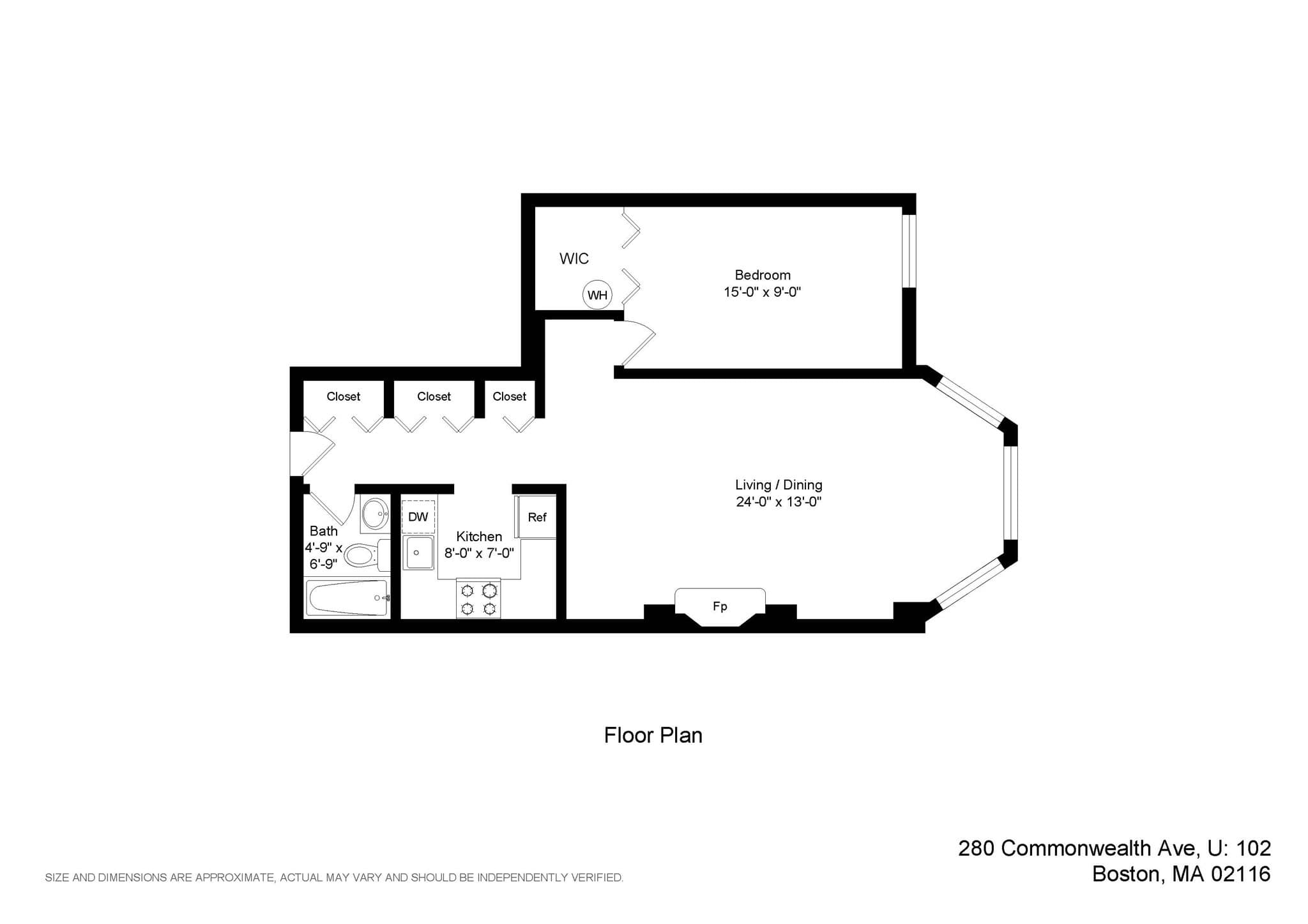 Condominium at 280 Commonwealth Ave # 102, Boston MA 02116, photo 24 of 24