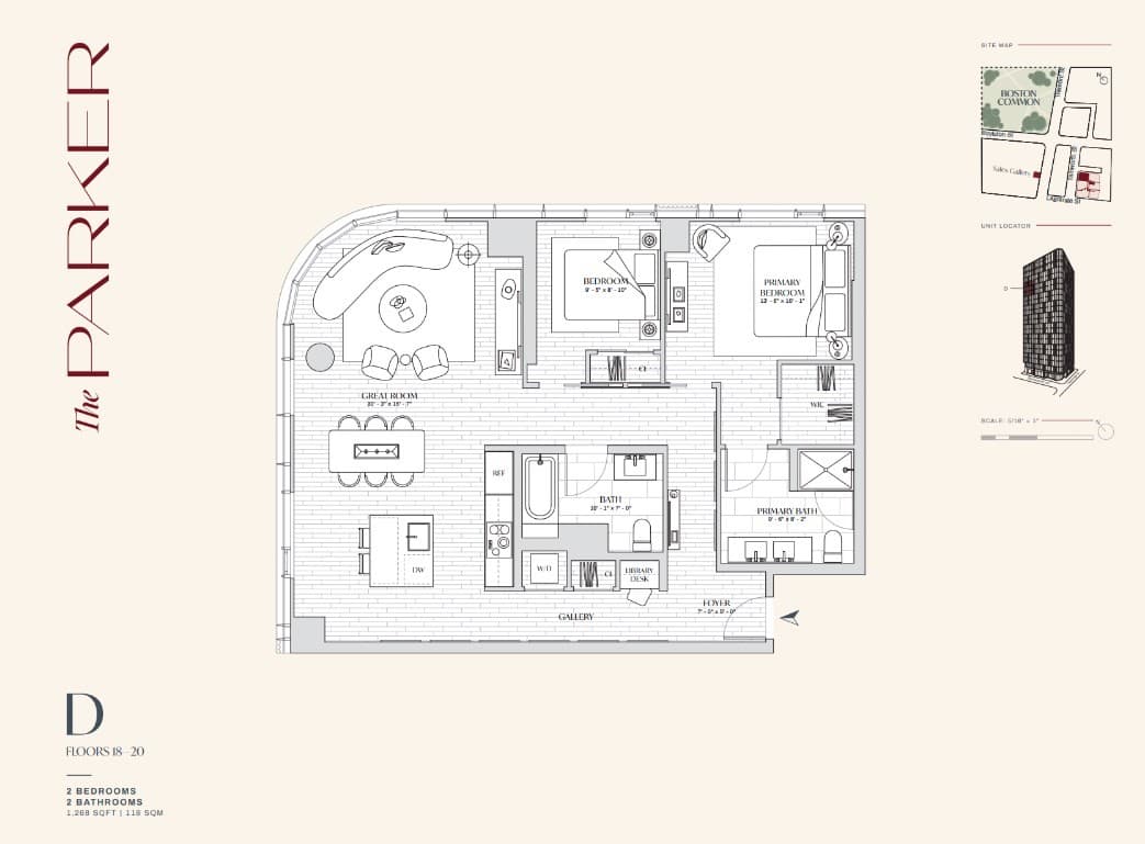 Condominium at 55 Lagrange St # 1904, Boston MA 02116, photo 20 of 31