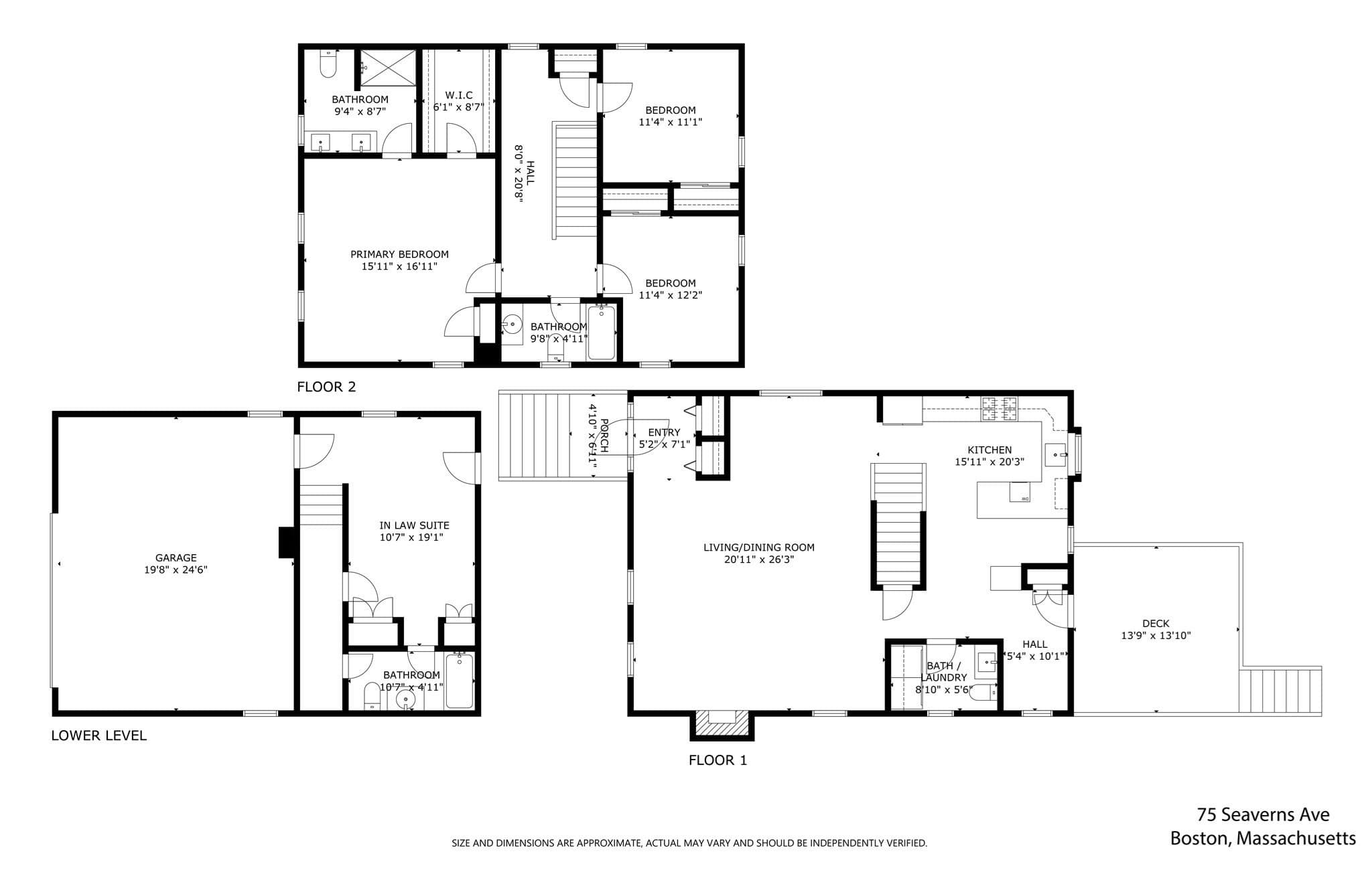Single Family Residence at 75 Seaverns Ave, Boston MA 02130, photo 42 of 42