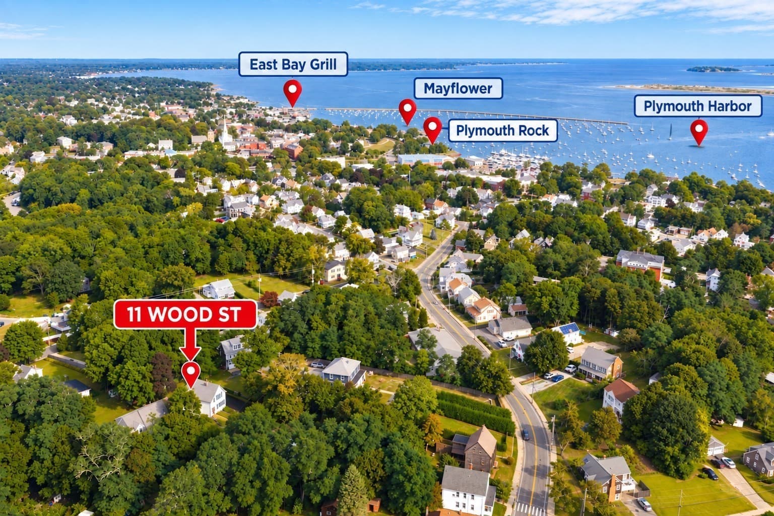 Single Family Residence at 11 Wood Street, Plymouth MA 02360, Plymouth, photo 3 of 35