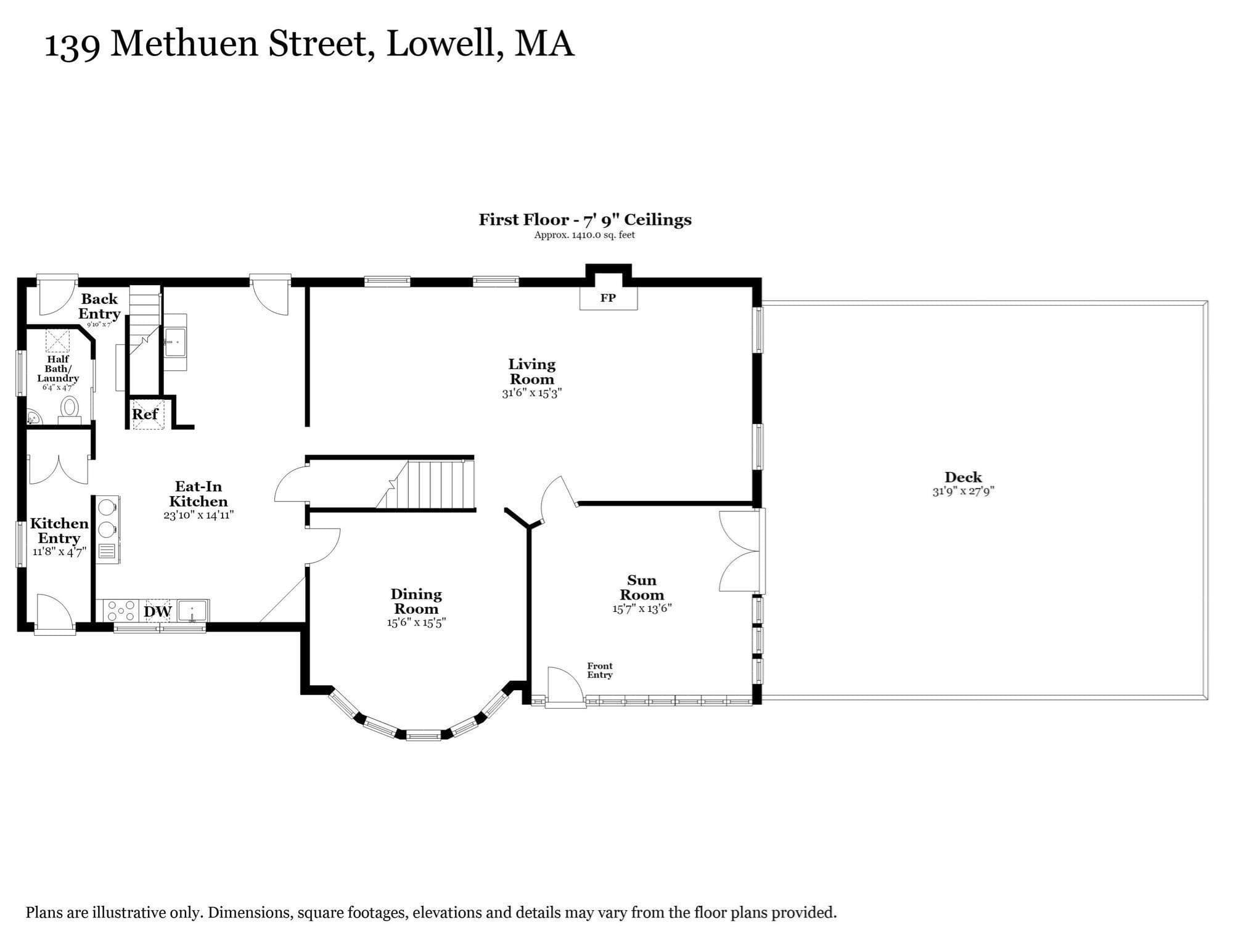 Single Family Residence at 139 Methuen St., Lowell MA 01850, Lowell, photo 40 of 42
