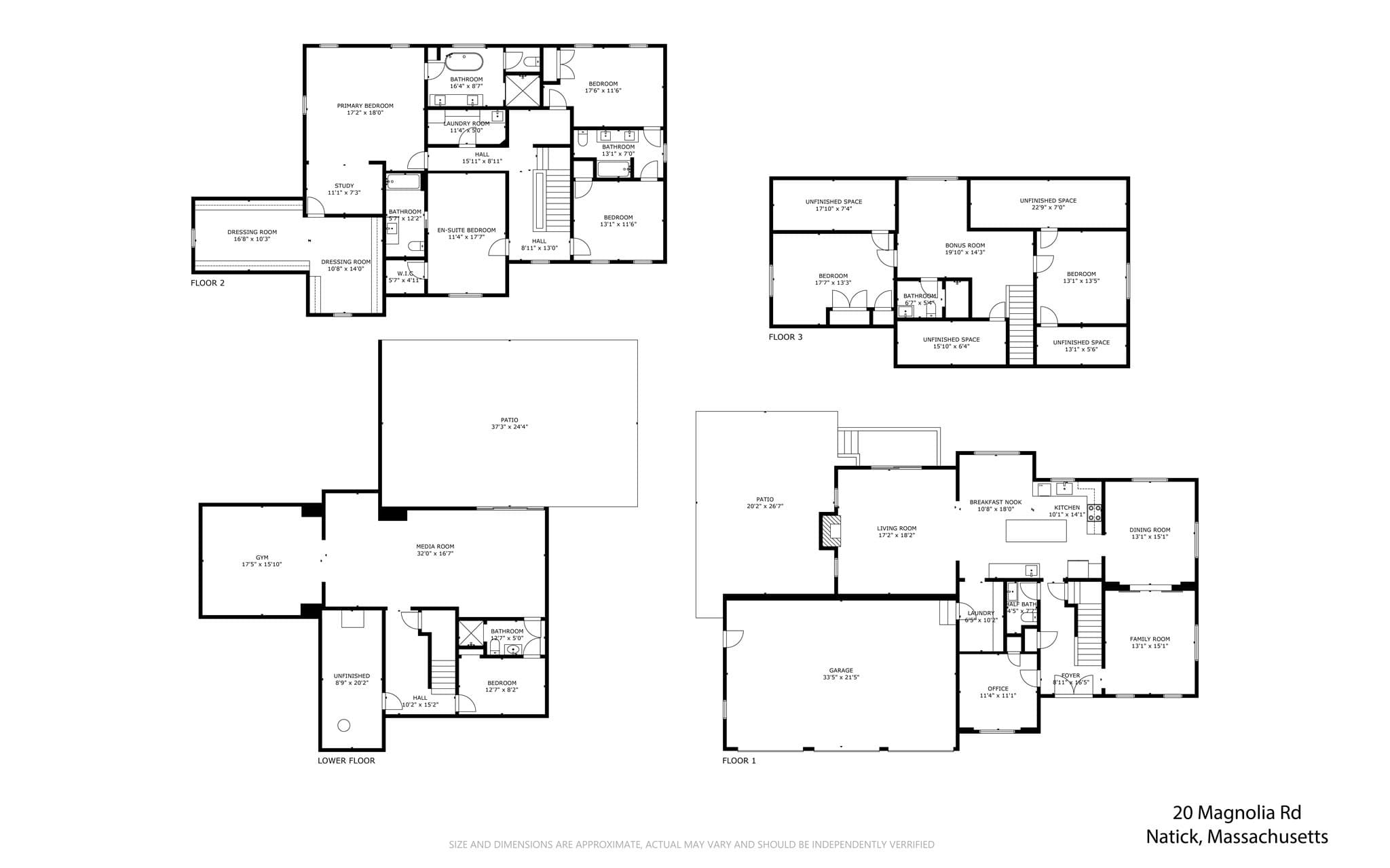 Single Family Residence at 20 Magnolia Road, Natick MA 01760, Natick, photo 25 of 25