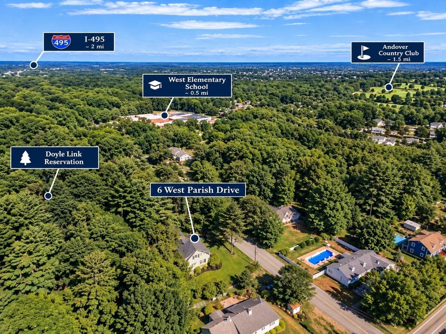 Single Family Residence at 6 W Parish Dr, Andover MA 01810, Andover, photo 5 of 41