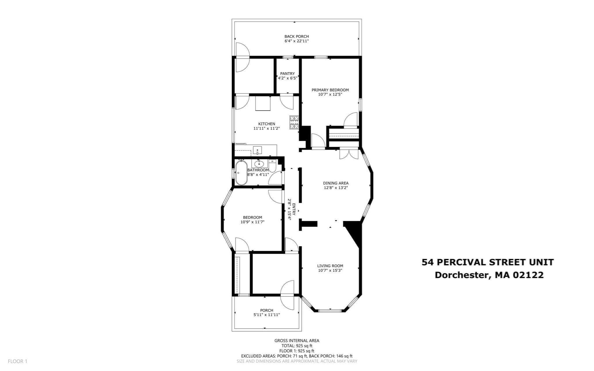 Condominium at 54 Percival Street # 2, Boston MA 02122, photo 23 of 23
