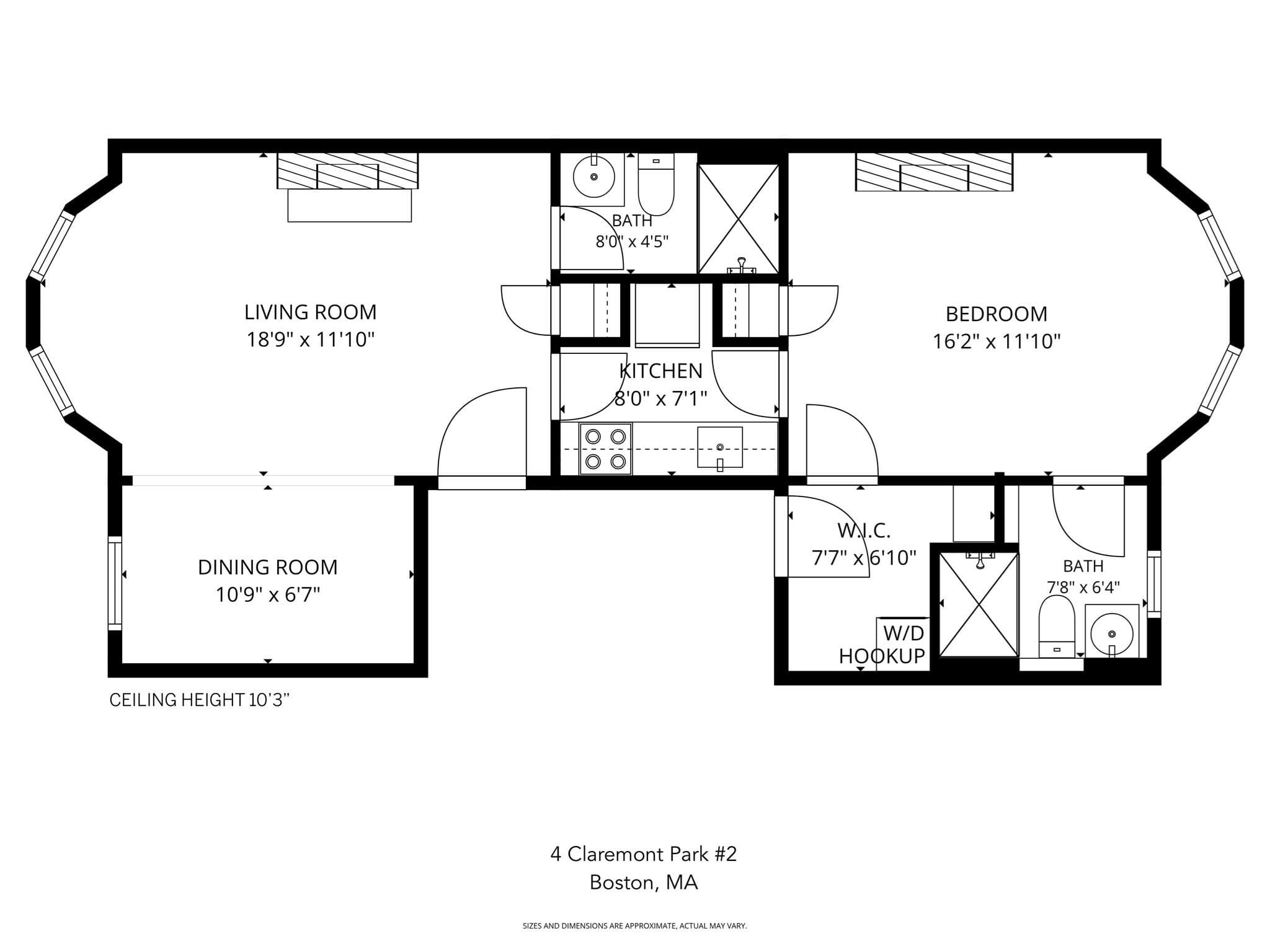 Condominium at 4 Claremont Park # 2, Boston MA 02118, photo 23 of 23