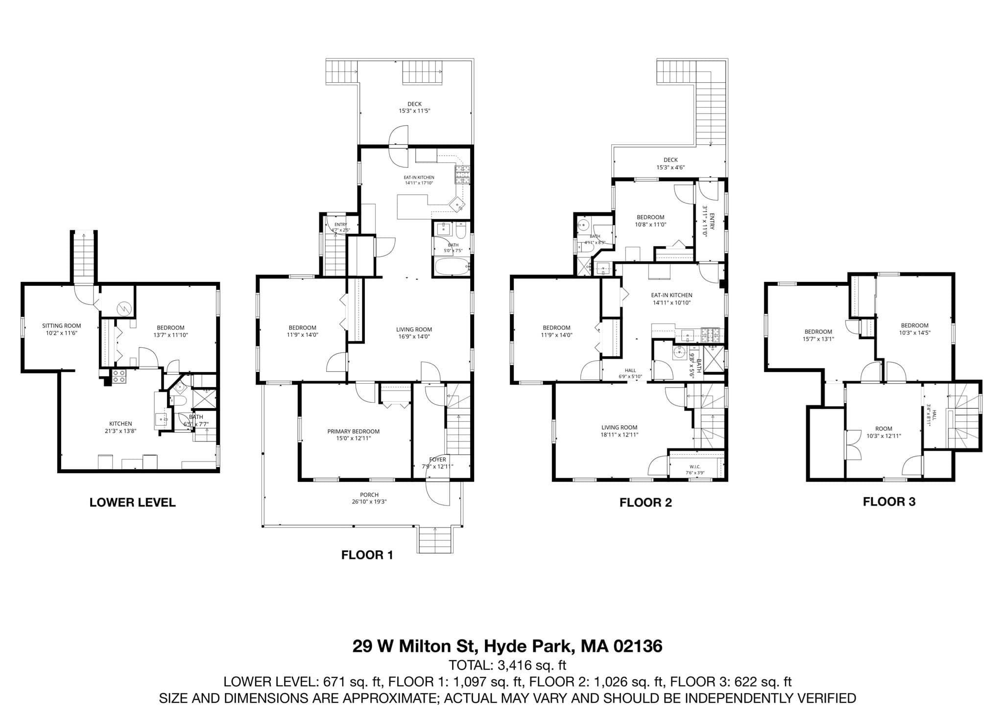 2 Family - 2 Units Up/Down at 29 West Milton St., Boston MA 02136, Boston, photo 38 of 42