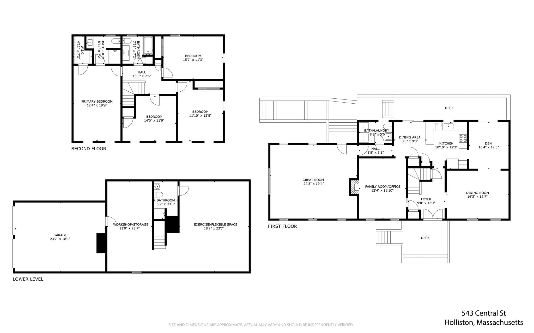 Single Family Residence at 543 Central Street, Holliston MA 01746, Holliston, photo 34 of 34