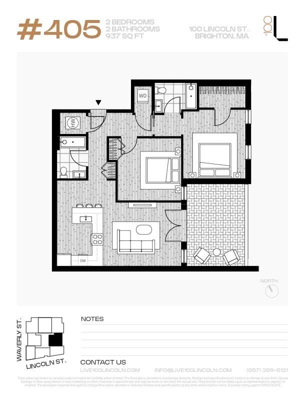 Condominium at 100 Lincoln Street # 405, Boston MA 02135, photo 26 of 26