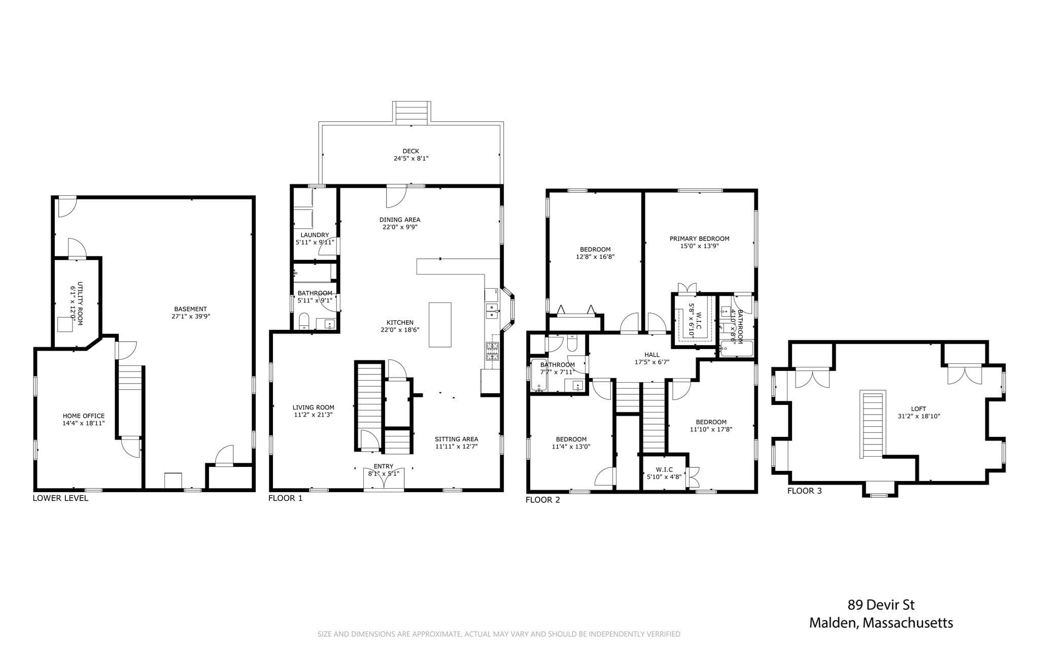 Single Family Residence at 89 Devir St, Malden MA 02148, Malden, photo 16 of 29