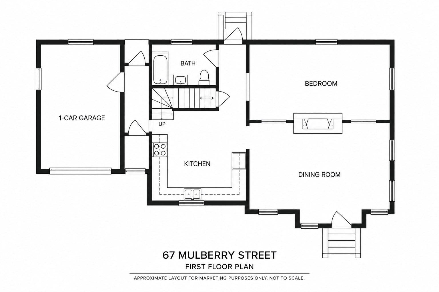 Condominium at 67 Mulberry St # A, Attleboro MA 02703, Attleboro, photo 14 of 15